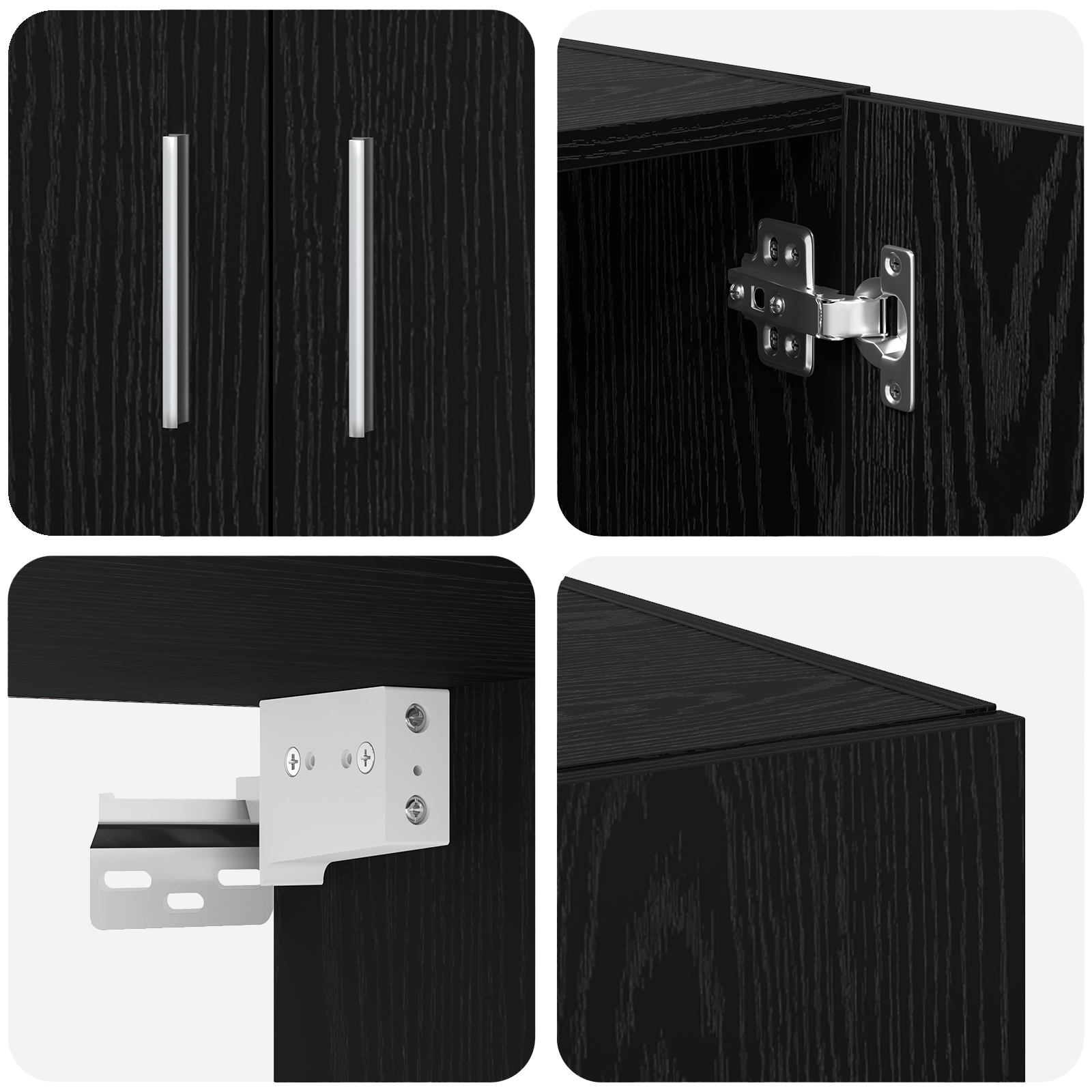 Dulap de depozitare Stejar Negru 70x42.5x225 cm Lemn prelucrat — imaginea 11