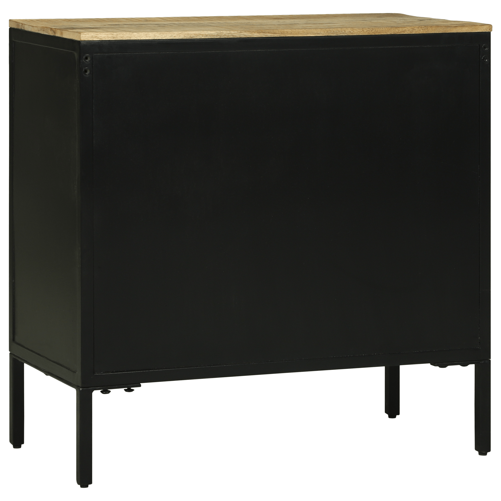 Bufet 70x35x70 cm Lemn Solid Brut Mango — imaginea 7