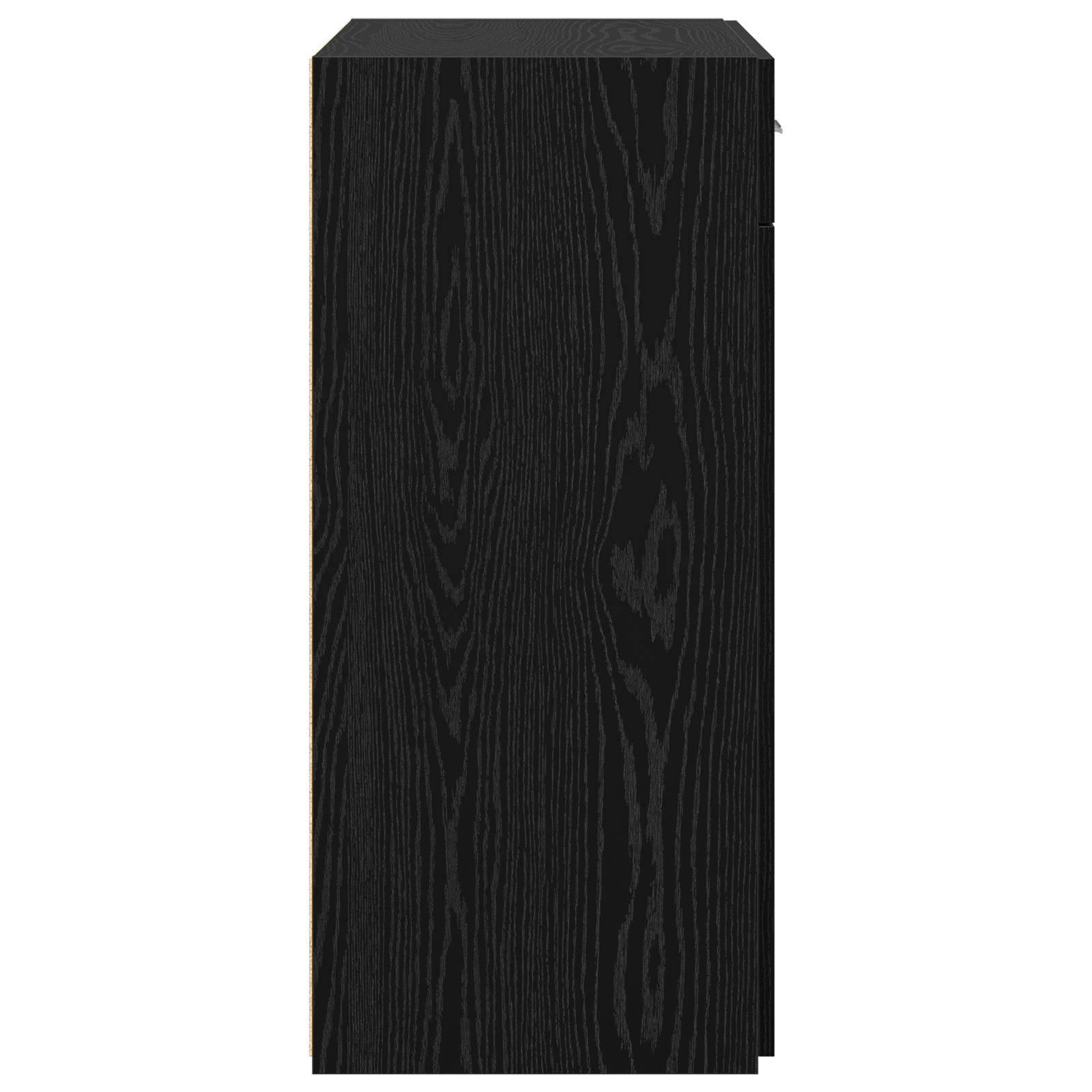 Sifonier Stejar Negru 80x42.5x93.5 cm Lemn Ingineresc — imaginea 7