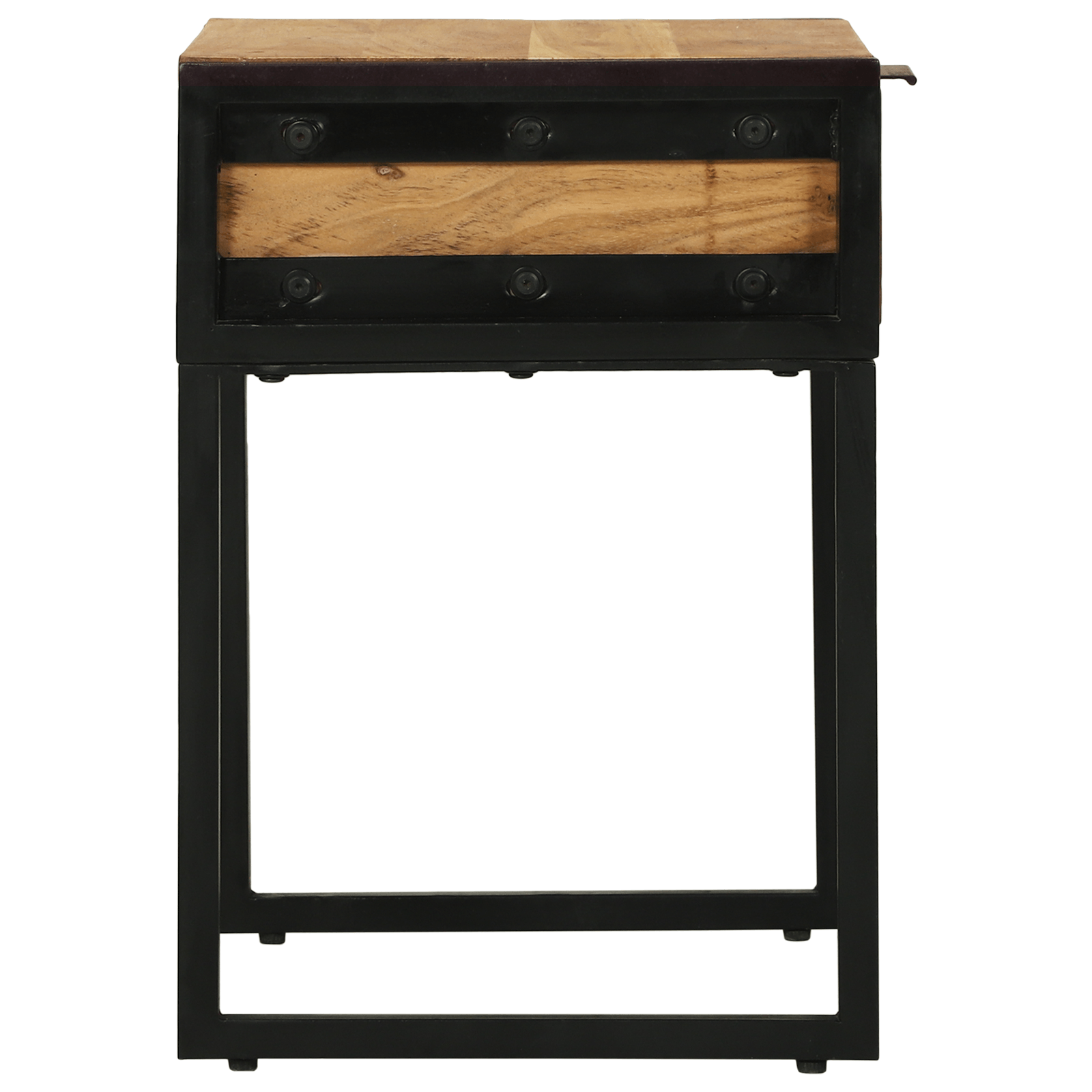 Noptiera, 40x35x50 cm, lemn masiv de acacia — imaginea 5