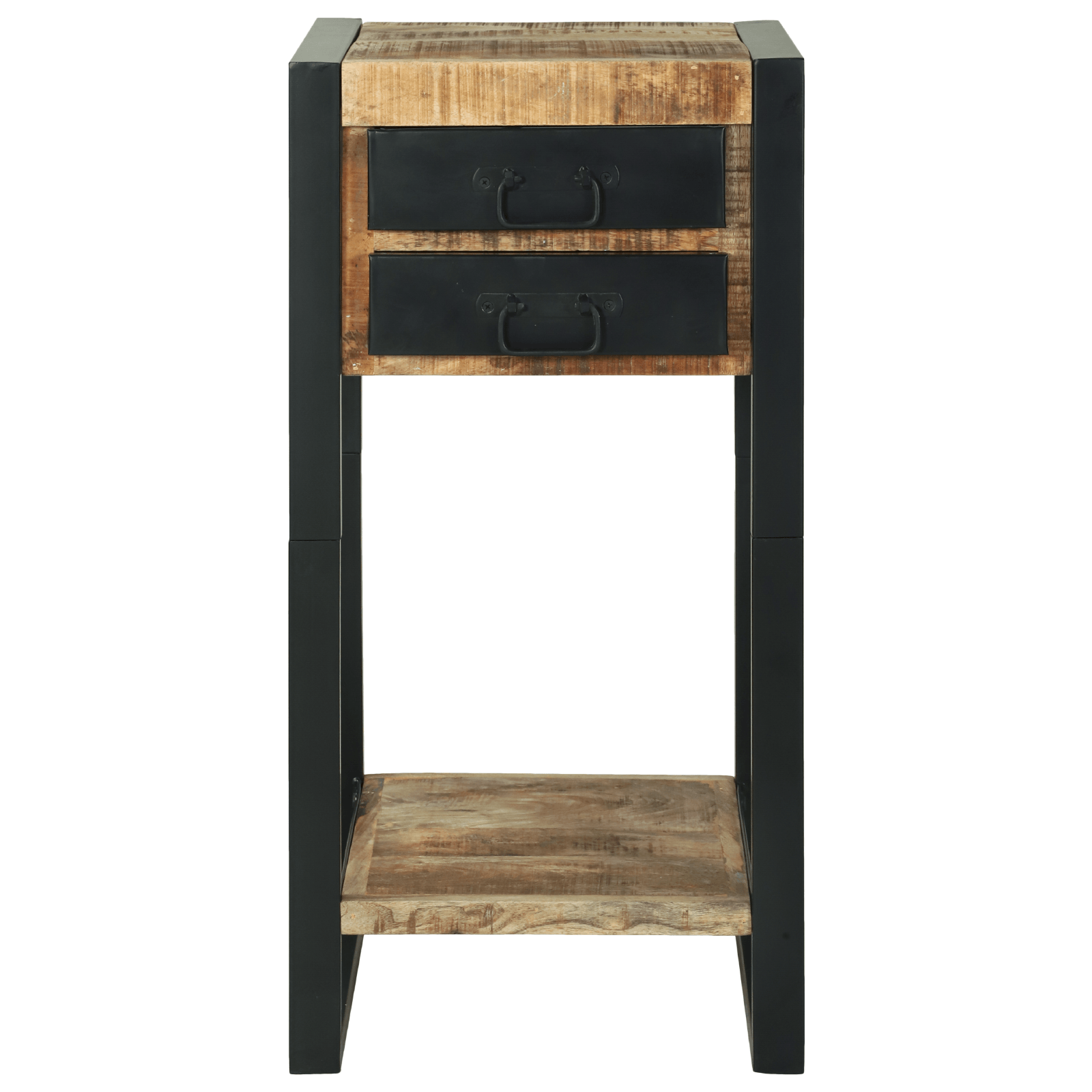 Masuta laterala 40x40x80 cm Lemn Masiv Rau Mango — imaginea 5