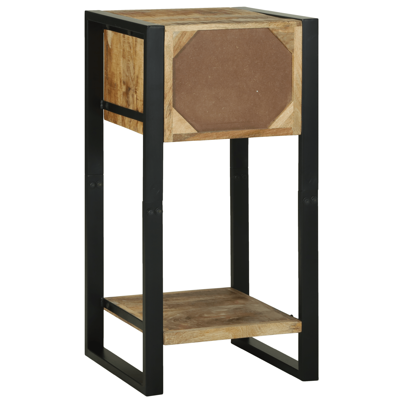 Masuta laterala 40x40x80 cm Lemn Masiv Rau Mango — imaginea 7