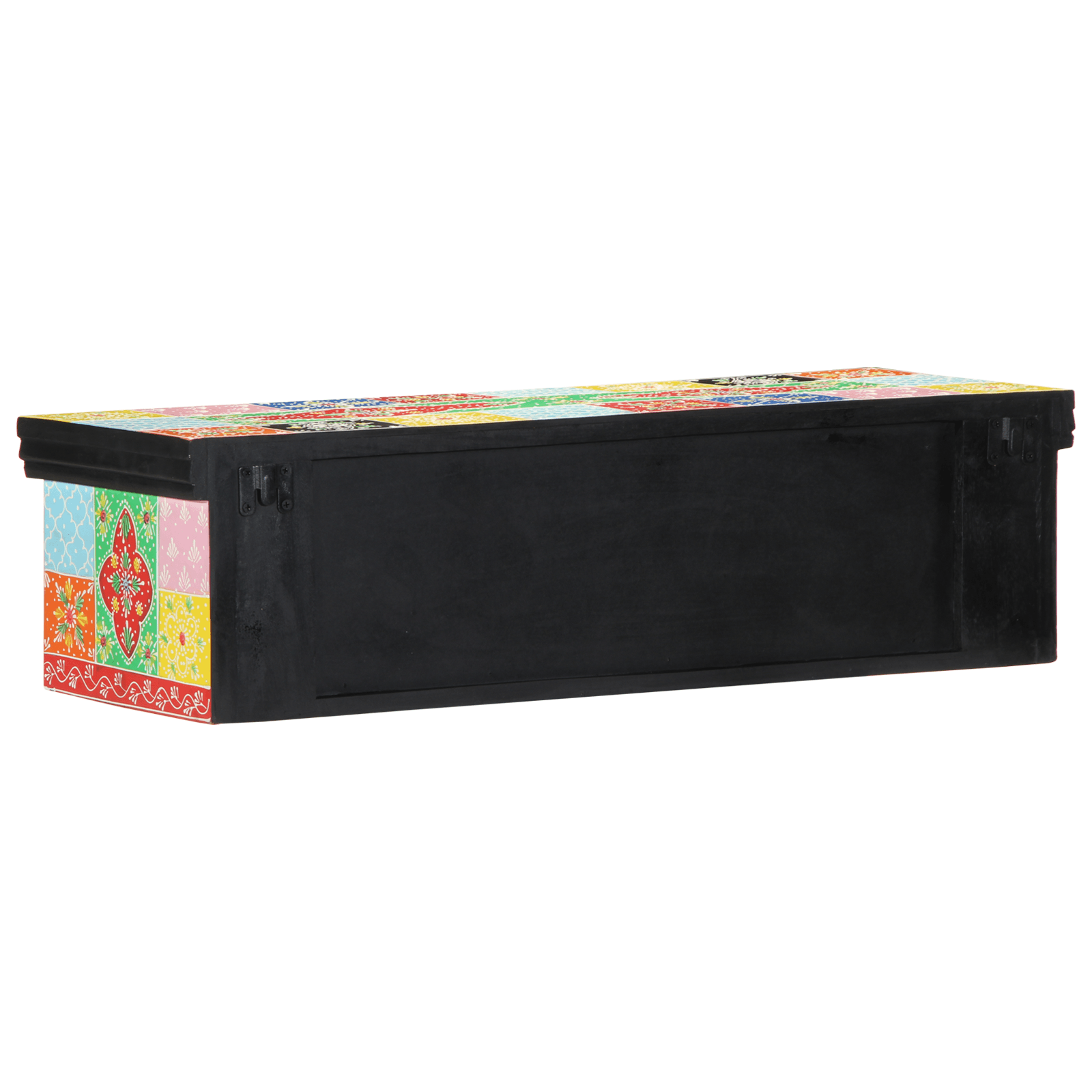 Dulap TV de perete, multicolor, 80x30x22 cm, lemn prelucrat — imaginea 3