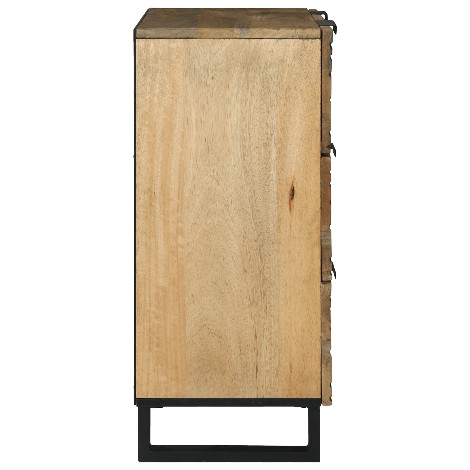 Dulap lateral 60x33.5x75 cm din lemn solid de mango — imaginea 4