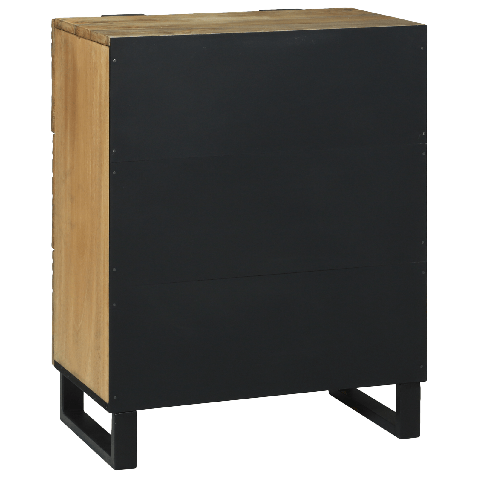 Dulap lateral 60x33.5x75 cm din lemn solid de mango — imaginea 5