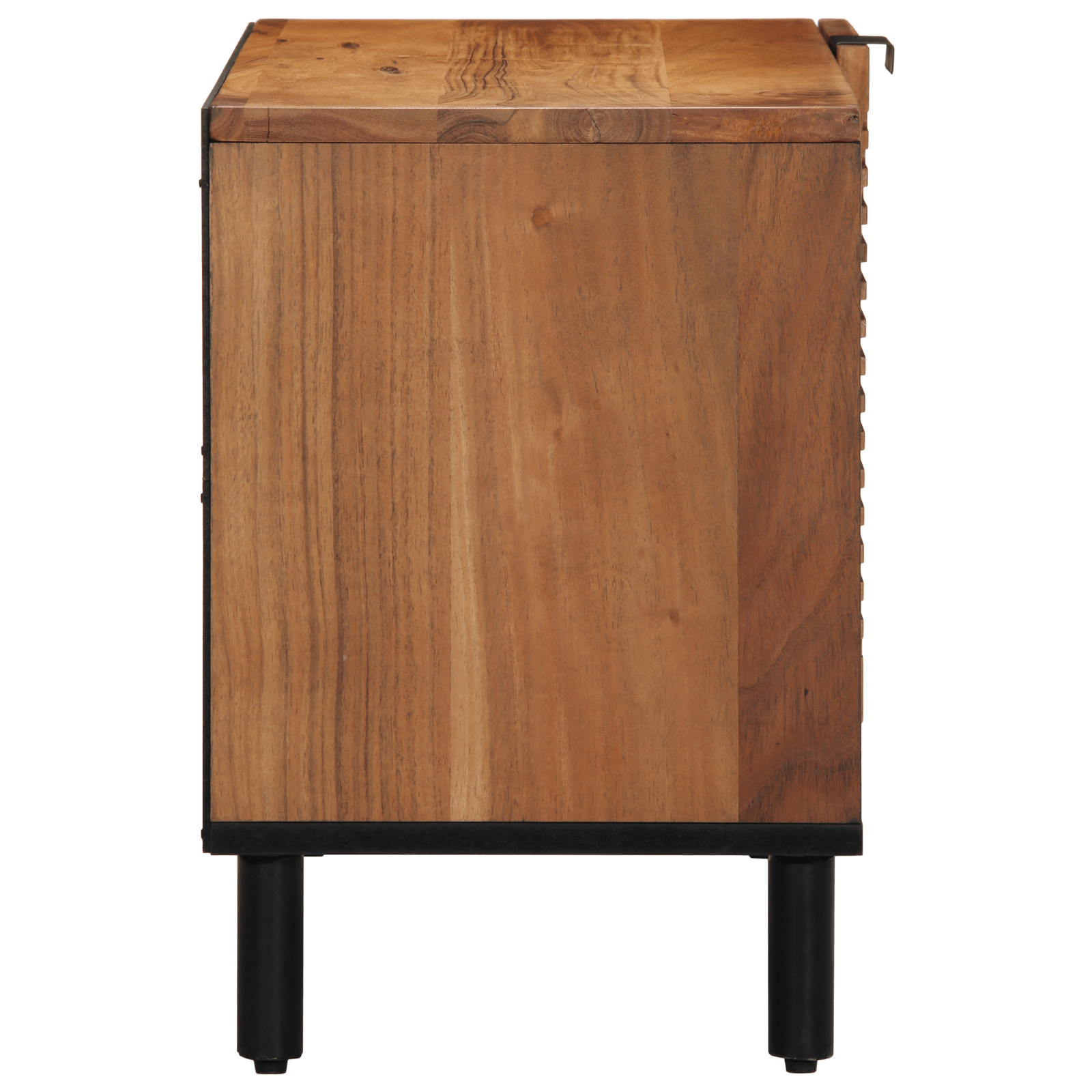 Dulap TV, 80x31,5x46 cm, lemn masiv acacia — imaginea 5