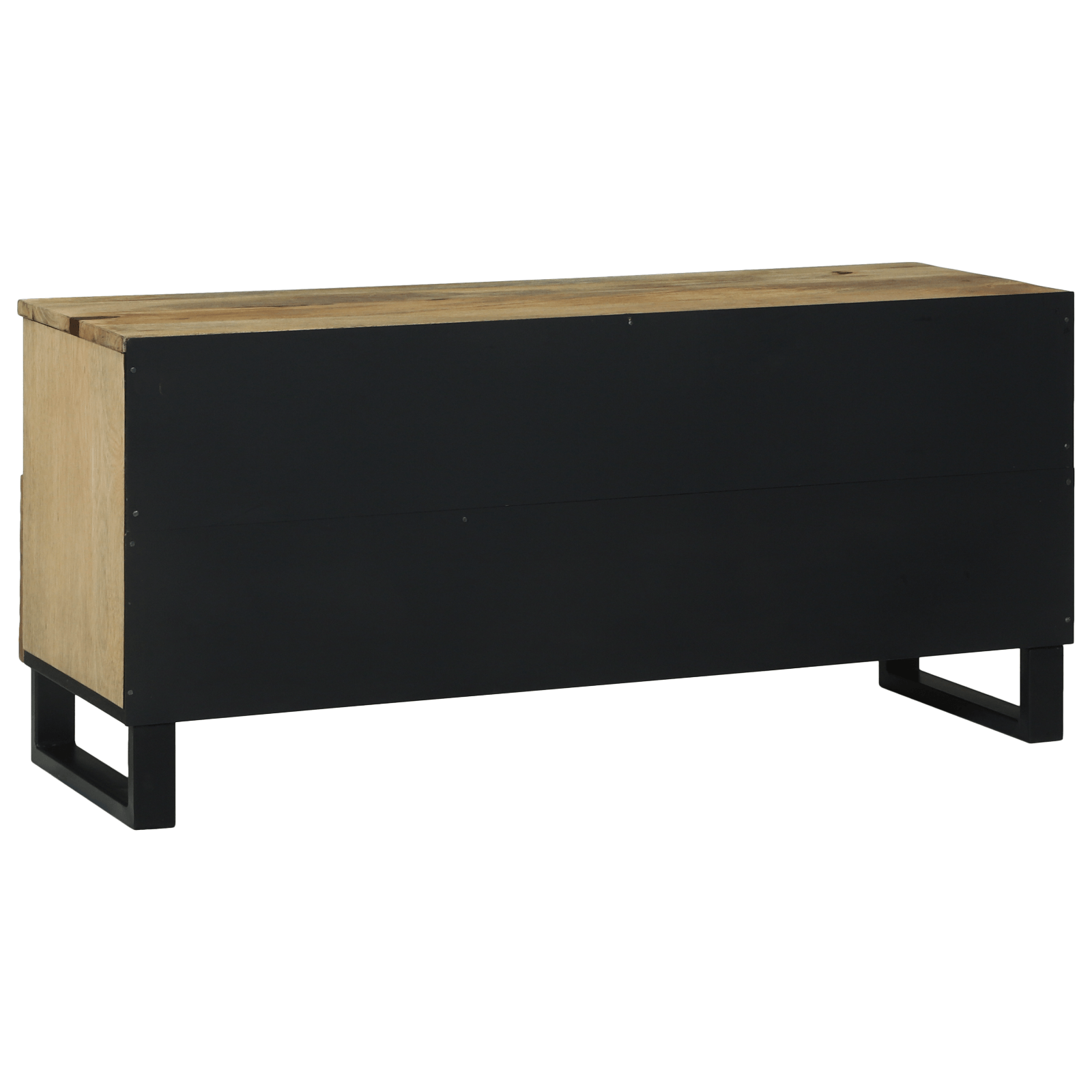 Cabinet TV 100x33.5x46 cm Lemn masiv de mango — imaginea 5