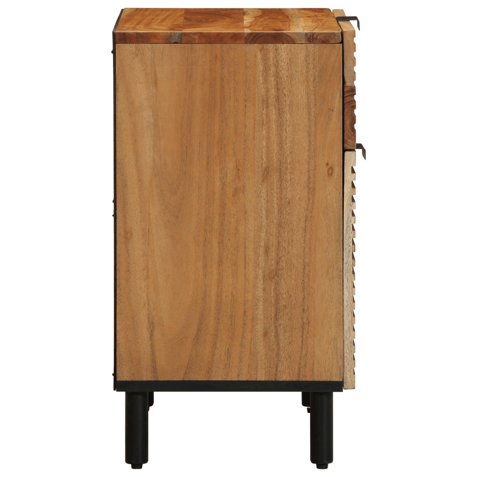 Noptiera, 50x33x60 cm, lemn masiv de acacia — imaginea 5