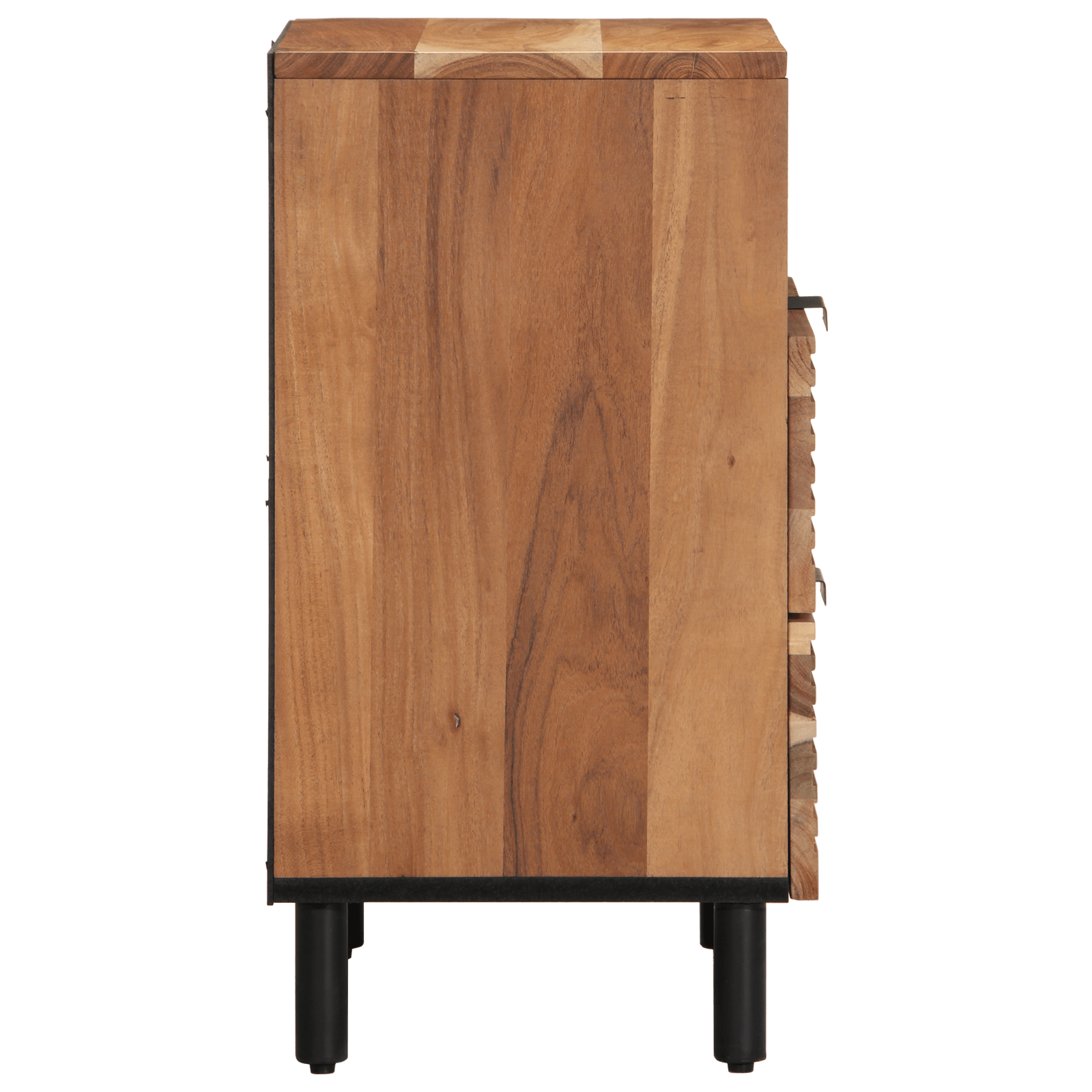 Noptiera, 50x33x62 cm, lemn masiv de acacia — imaginea 5