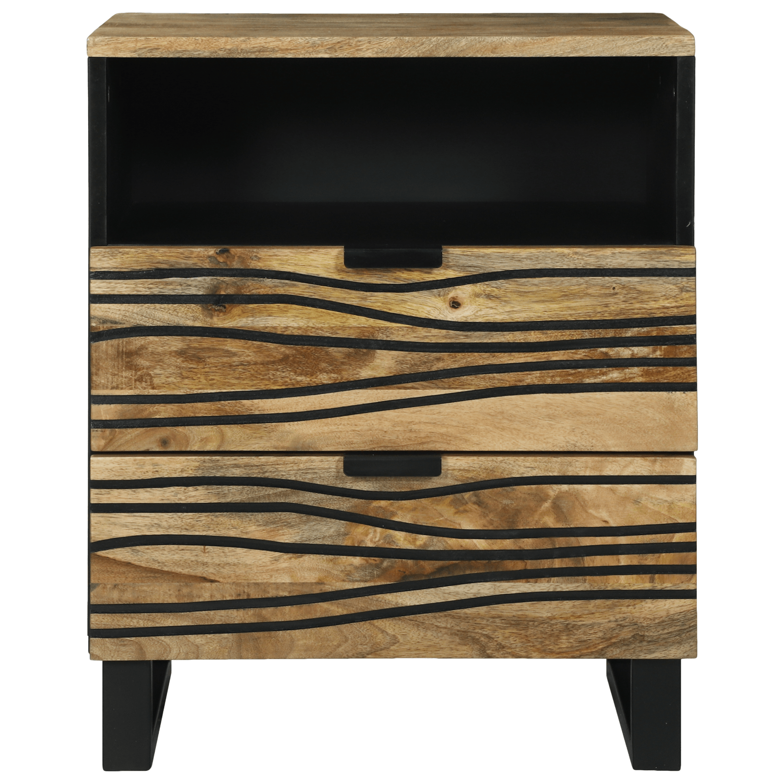 Noptiera 50x33x60 cm Lemn Solid Mango — imaginea 3