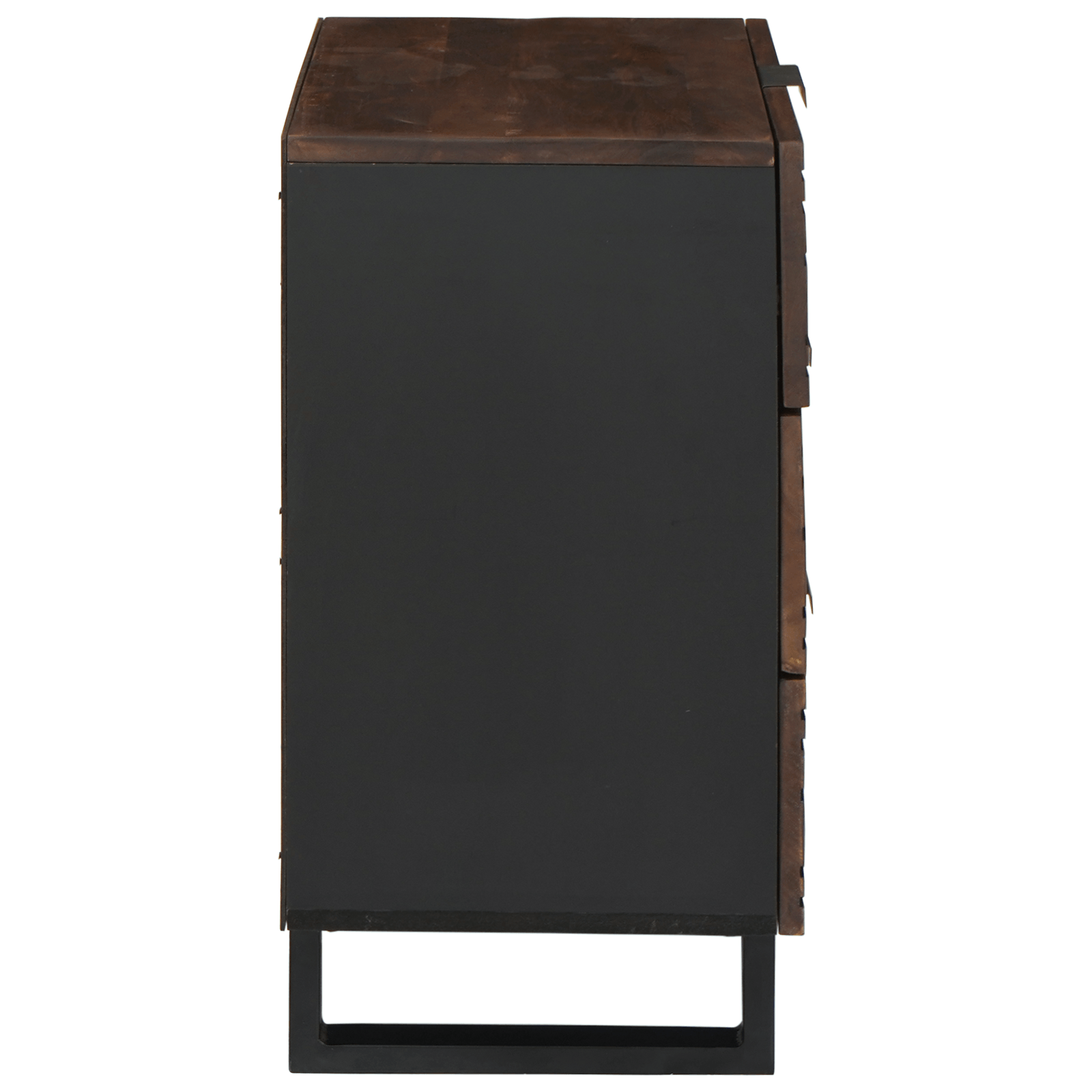 Cabinet de noapte 50x33x60 cm din lemn solid de mango si lemn compus — imaginea 4