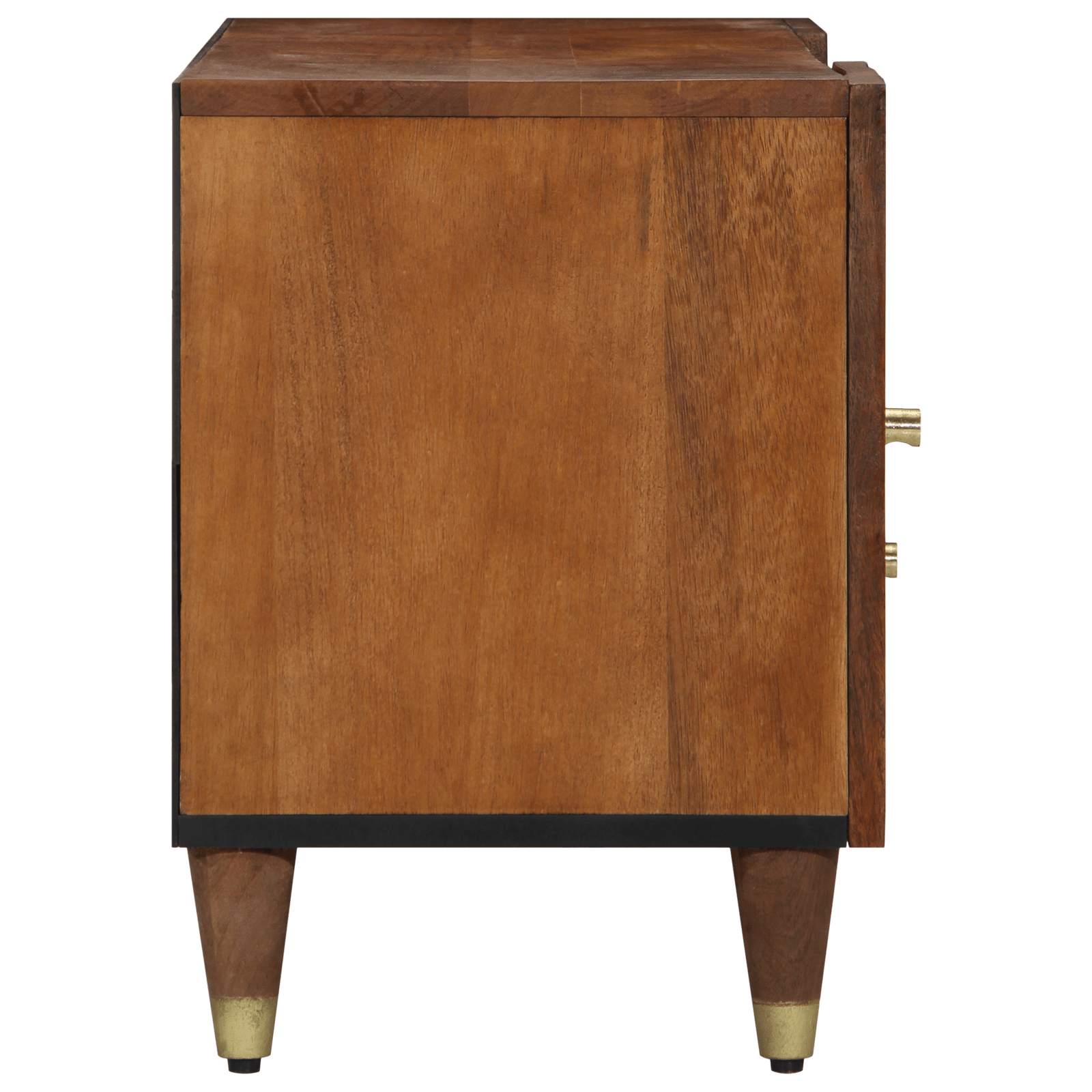Cabinet TV 105x33x46 cm Lemn masiv de mango — imaginea 4
