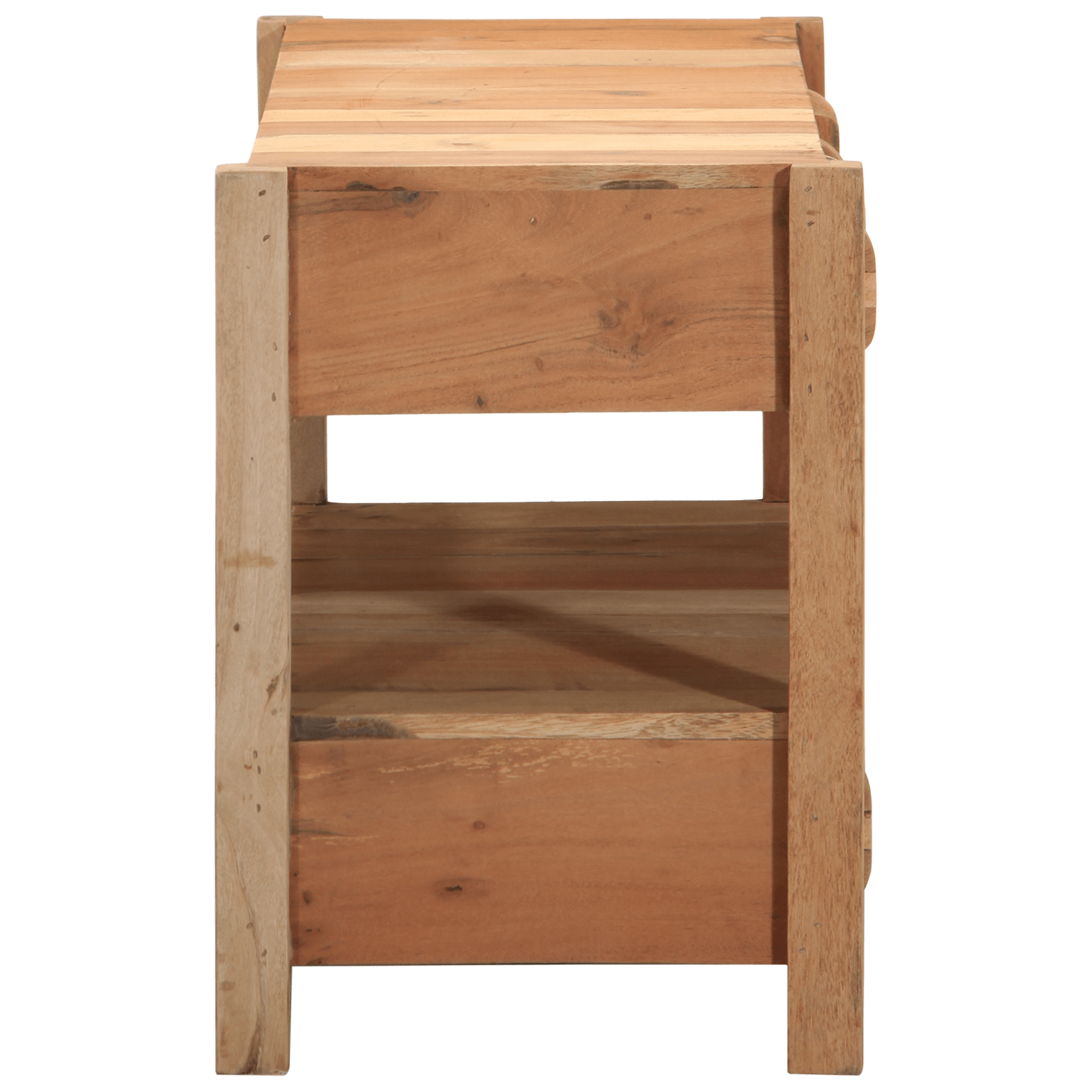 Dulap TV, 83x33x46 cm, lemn masiv reciclat — imaginea 5