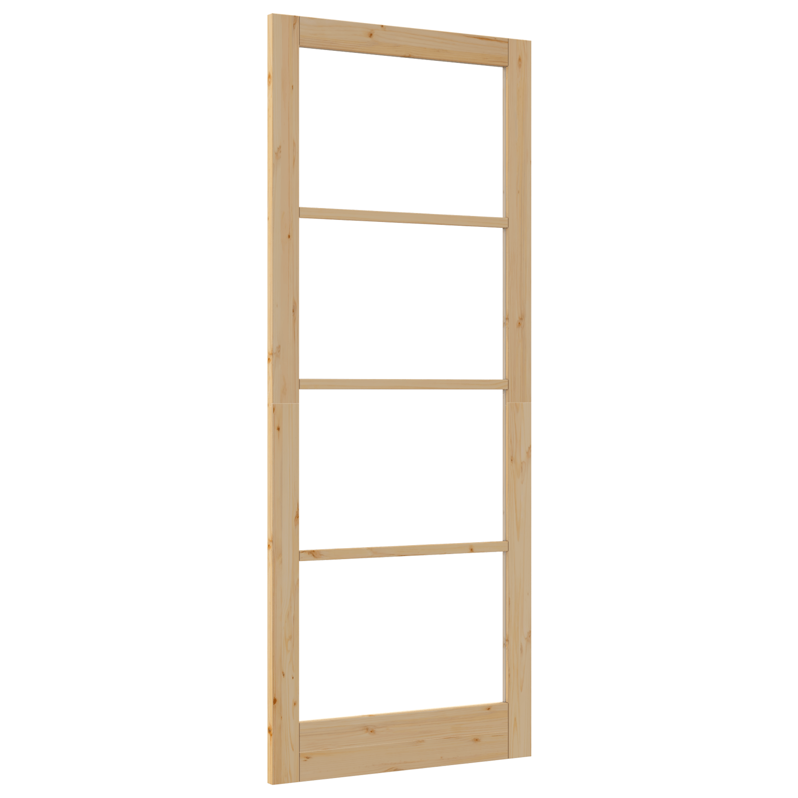 usa de interior cu sticla "ORKDAL" 93x232x4 cm din lemn masiv de pin — imaginea 2
