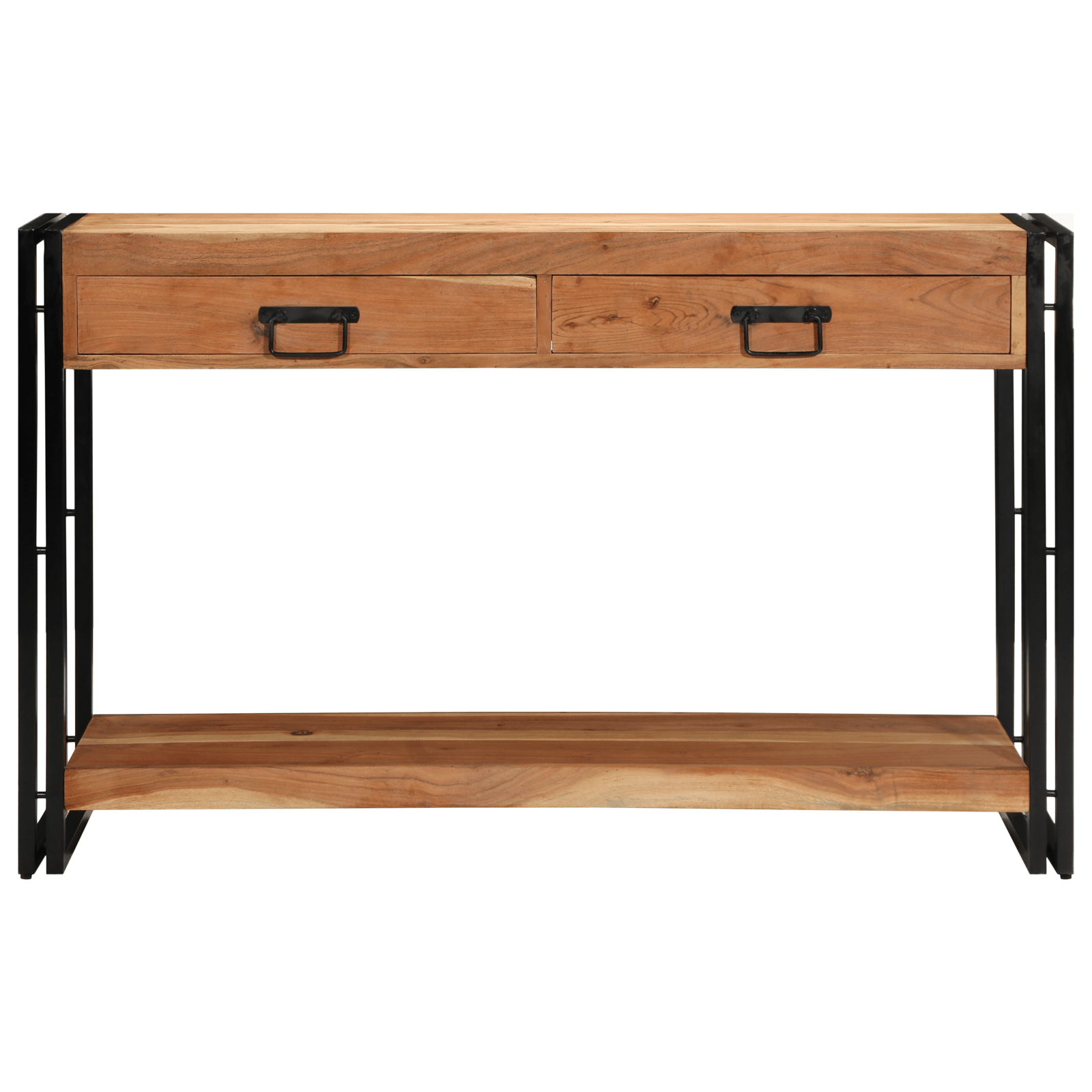 Masa consola, 120x33x75 cm, lemn masiv acacia — imaginea 5