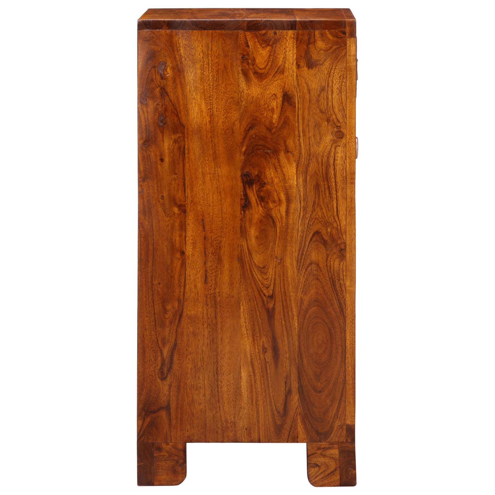Masa laterala dreptunghiulara Maro miere 40x35x75 cm Lemn solid de acacia — imaginea 6