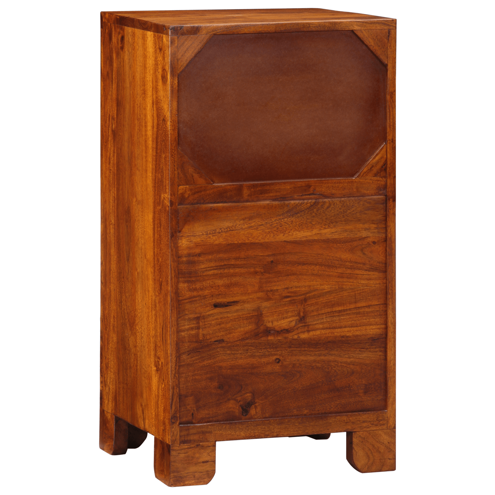 Masa laterala dreptunghiulara Maro miere 40x35x75 cm Lemn solid de acacia — imaginea 7