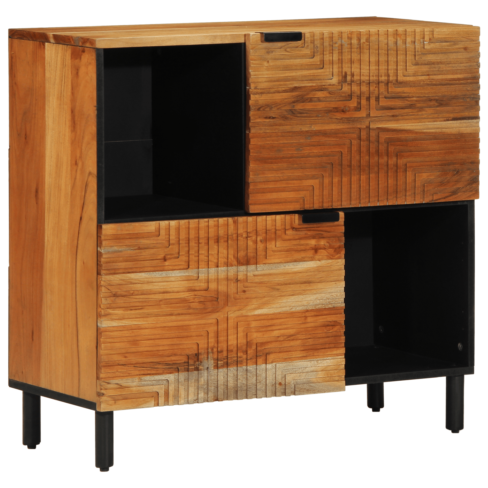 Dulap, 80x33x75 cm, lemn masiv de acacia