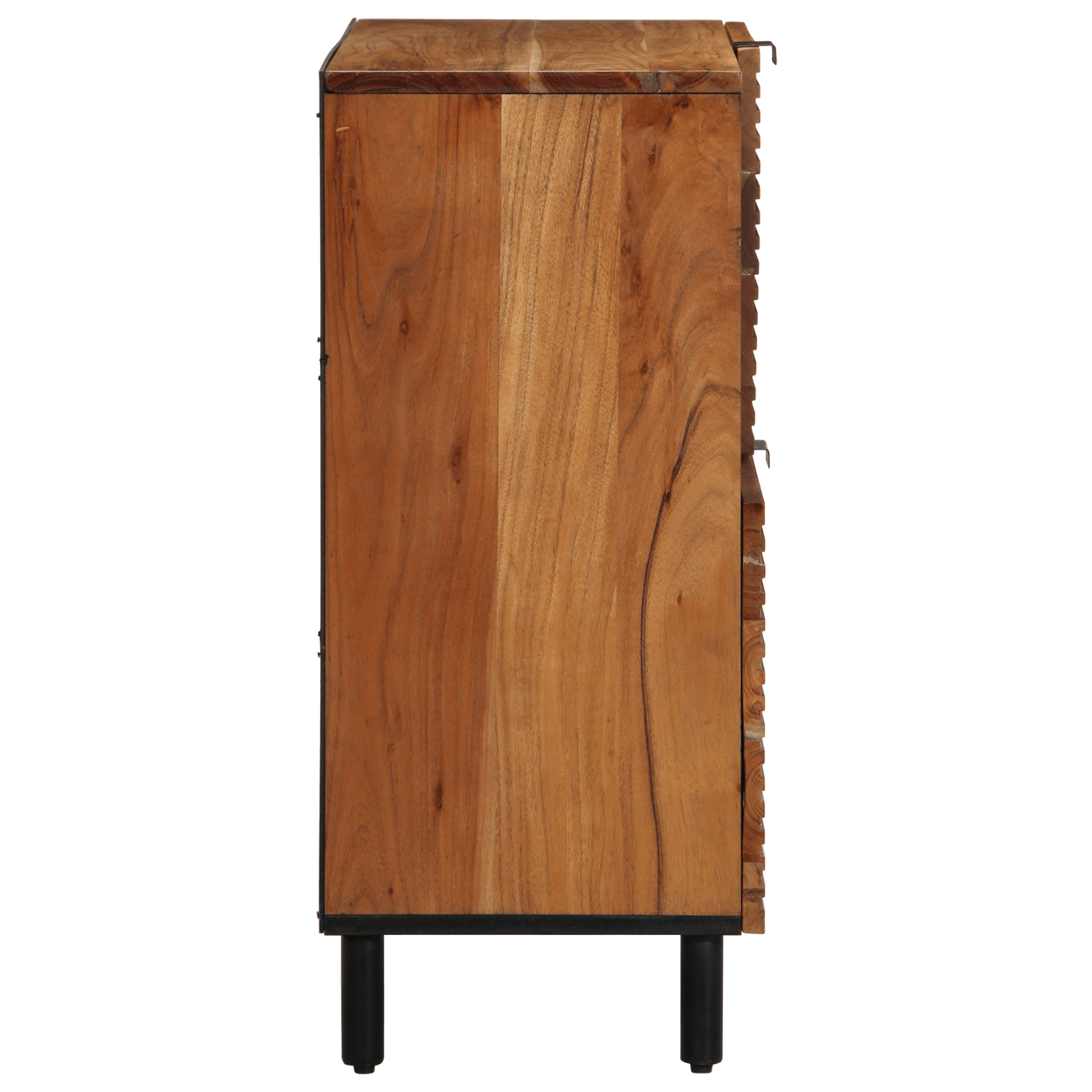 Dulap, 80x33x75 cm, lemn masiv de acacia — imaginea 4