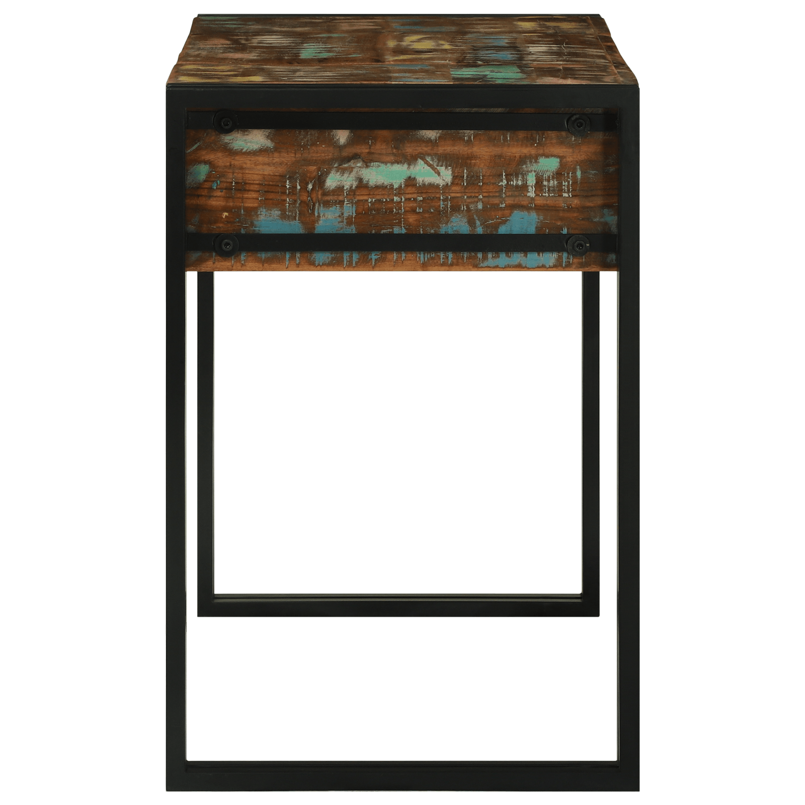 Masa de toaleta 90x50x75 cm, Lemn solid recuperat — imaginea 6