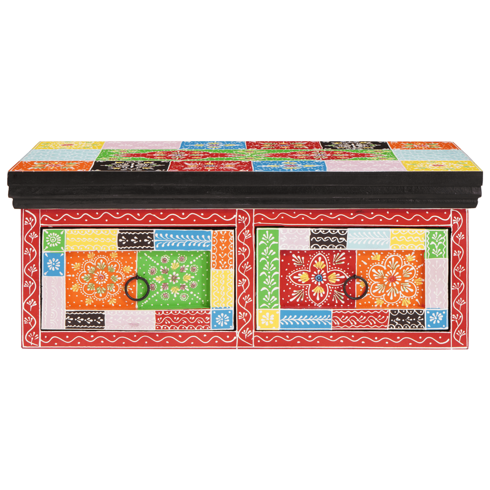 Cabinet TV montat pe perete 60x30x24 cm Lemn Masiv Mango Aspru — imaginea 2