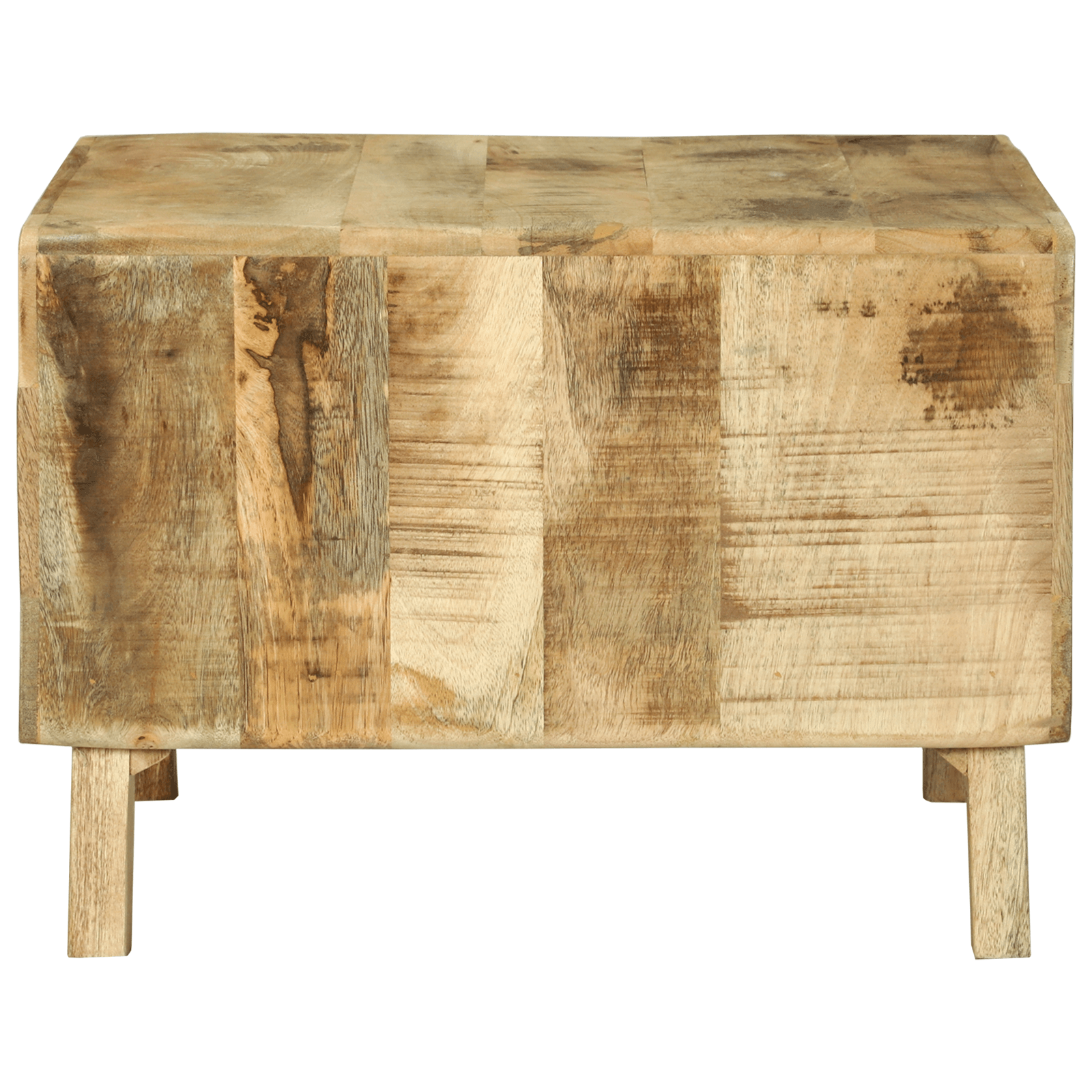 Masa de Cafea 50x50x35 cm Lemn Masiv Mango Brut — imaginea 4