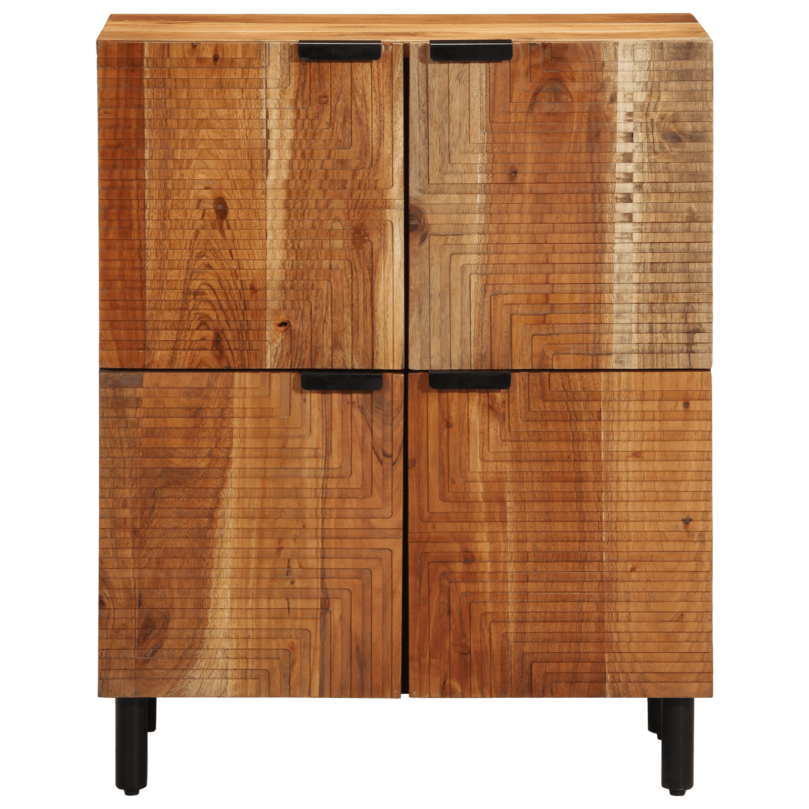 Dulap, 60x33x75 cm, lemn masiv de acacia — imaginea 3