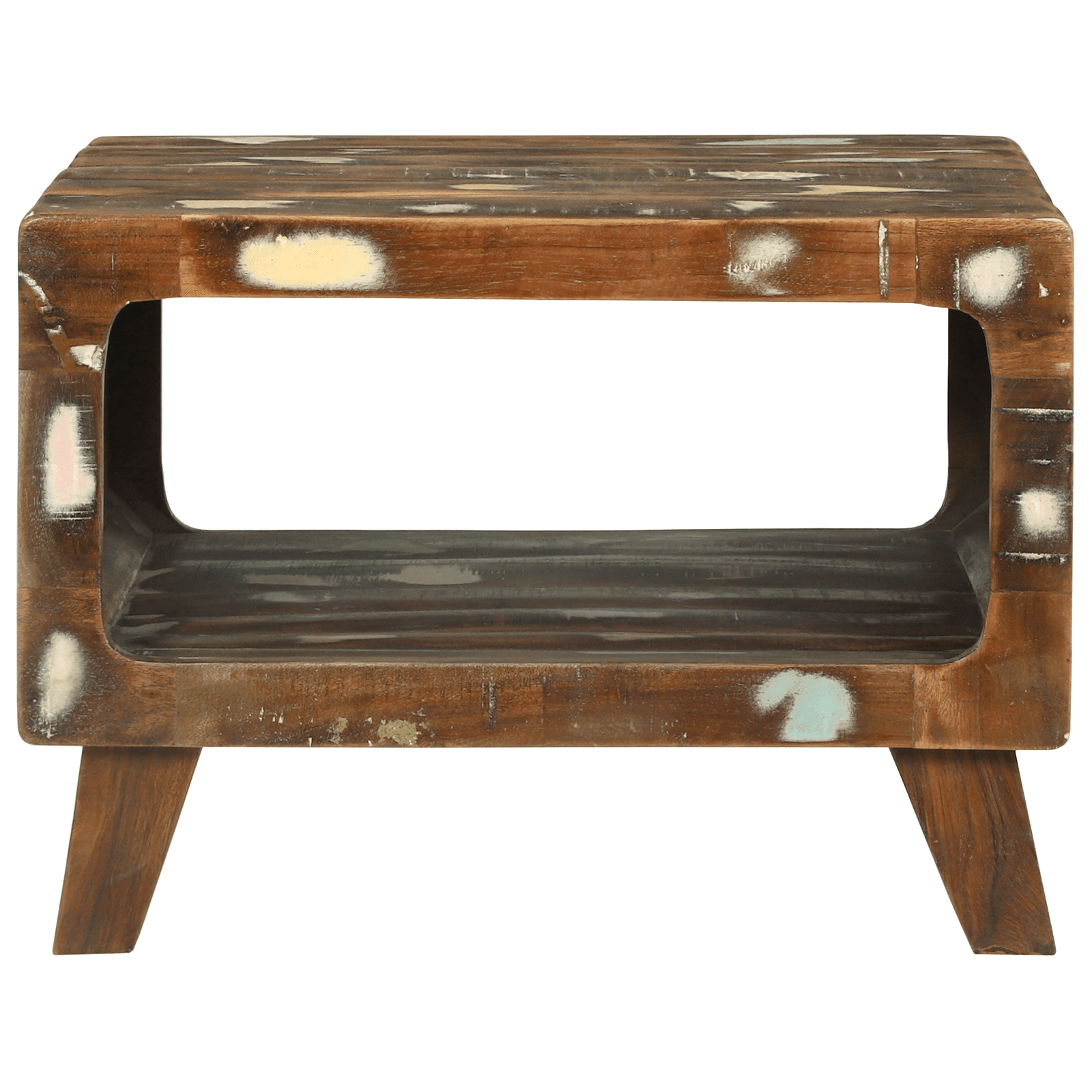 Masa de cafea 50x50x35 cm Lemn masiv recuperat — imaginea 3
