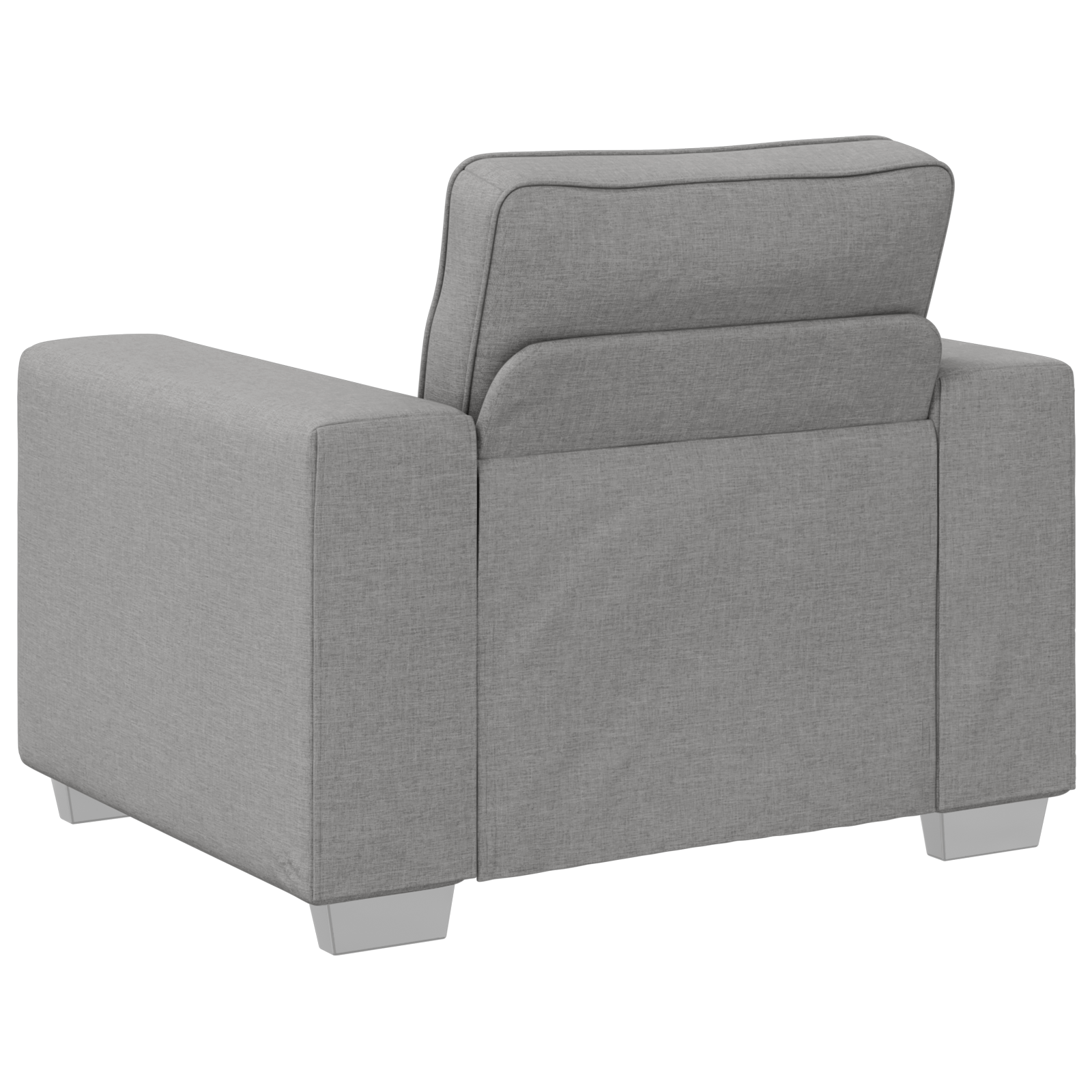 Fotoliu, gri nor, 59 cm, textil — imaginea 7