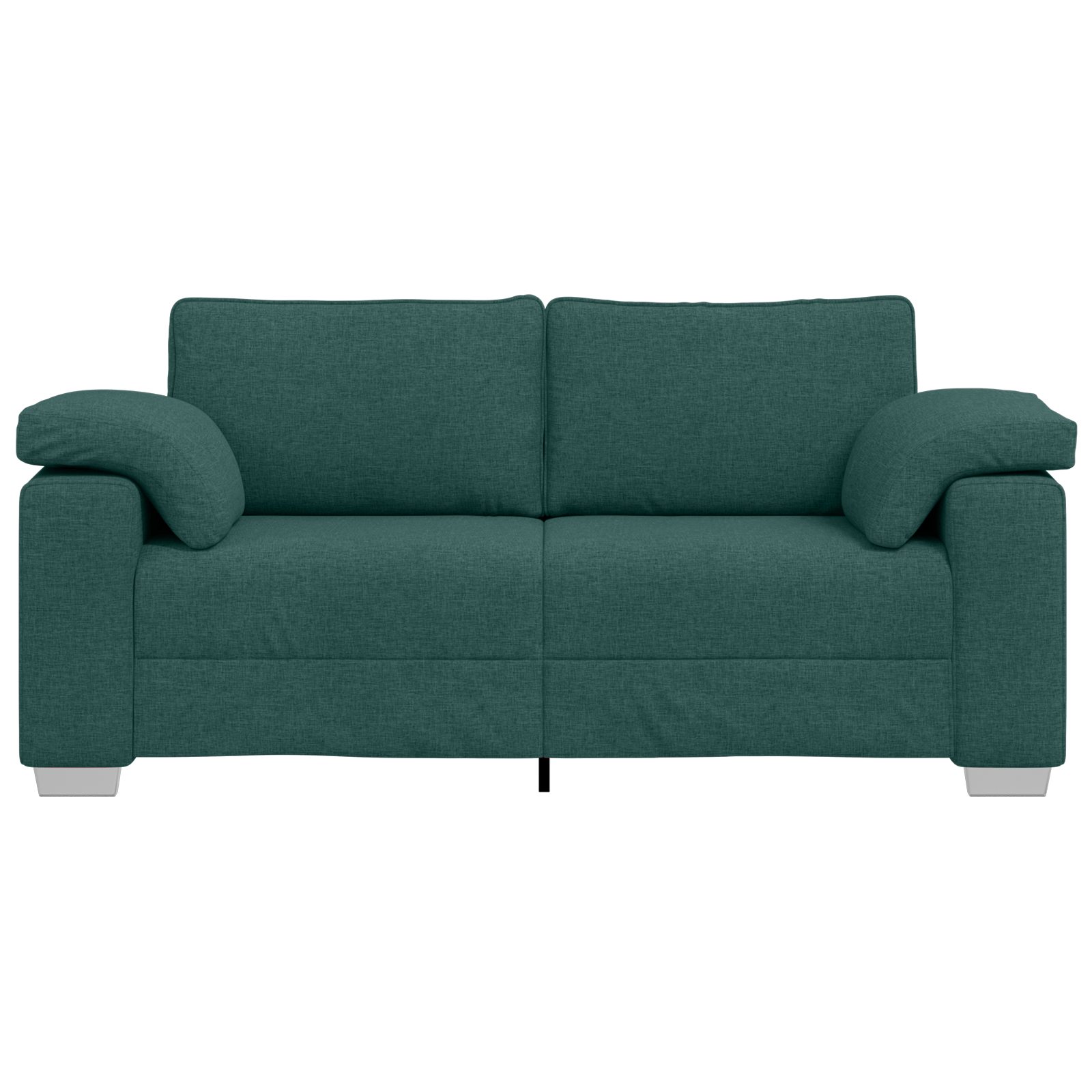 Canapea Loveseat Verde Intunecat 140 cm Fabric — imaginea 4