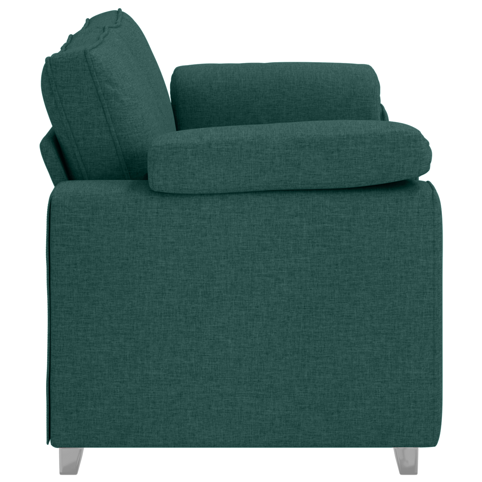 Canapea Loveseat Verde Intunecat 140 cm Fabric — imaginea 5