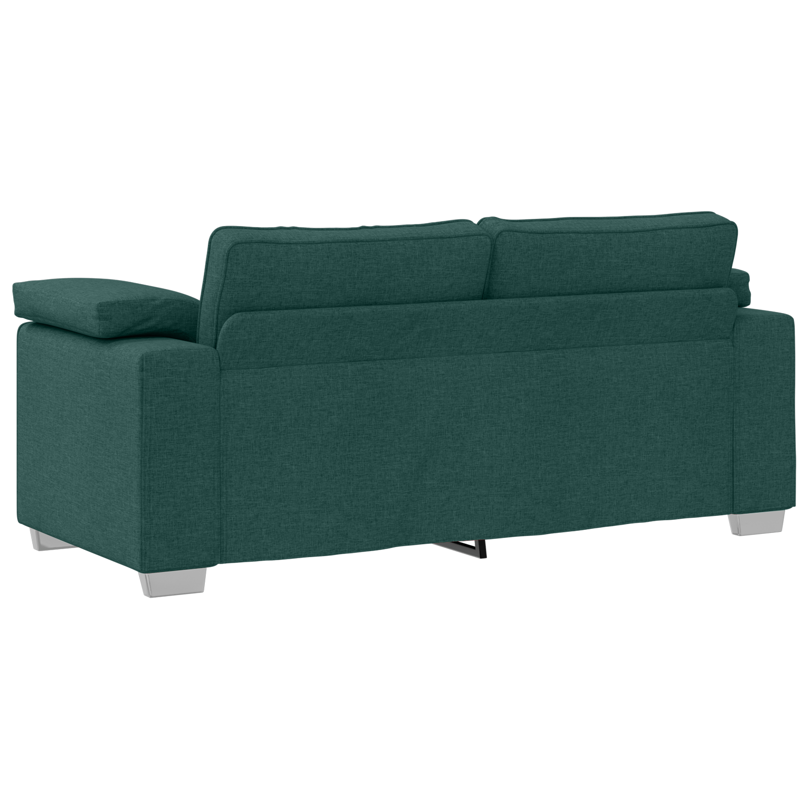 Canapea Loveseat Verde Intunecat 140 cm Fabric — imaginea 6