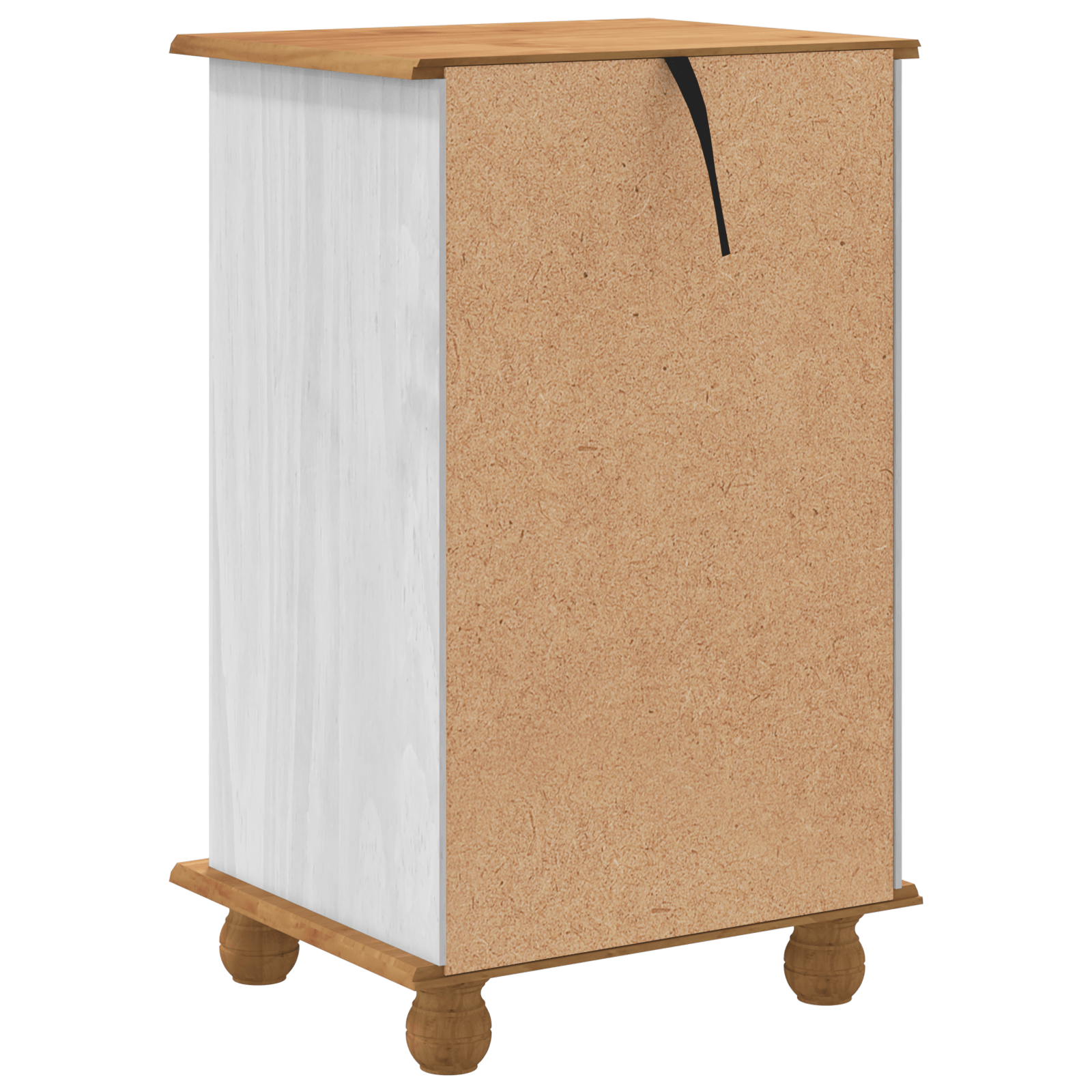 Comoda 'ASKIM'Alb 45.8x40x79 cm Lemn Solid Pin — imaginea 8