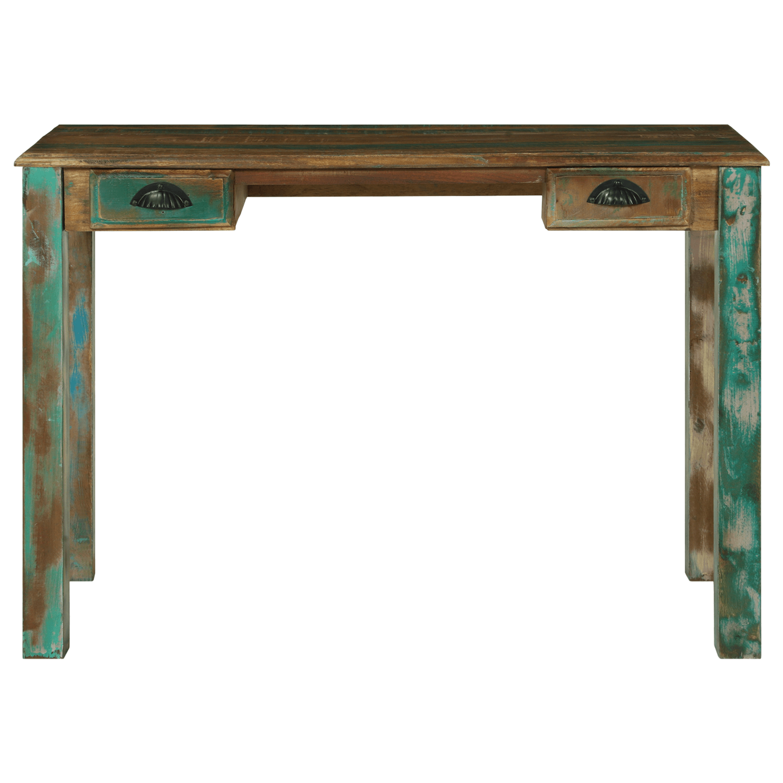 Birou 112x55x76 cm din lemn recuperat — imaginea 5
