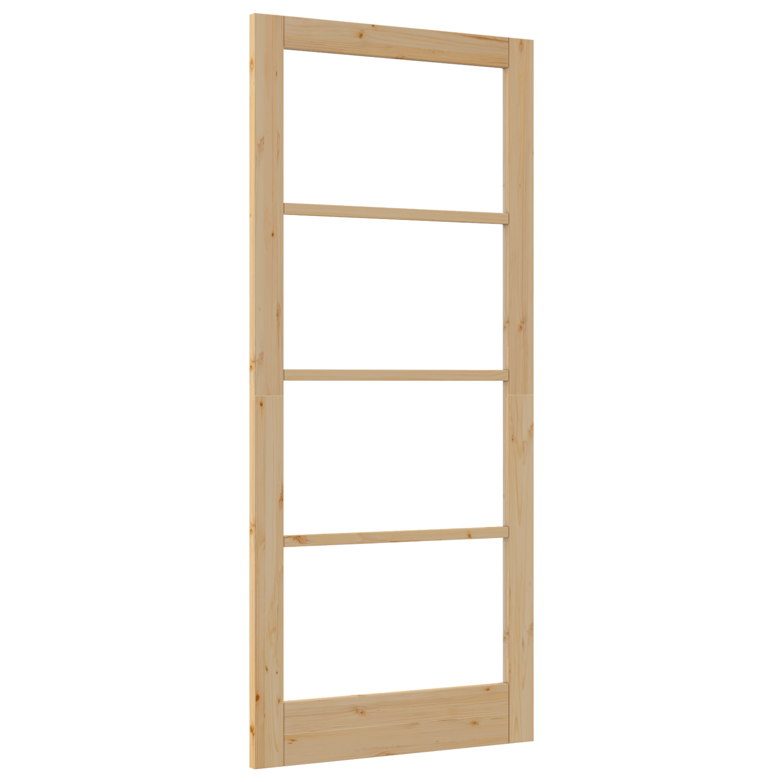 usa interioara cu sticla "ORKDAL" 93x211x4 cm din lemn masiv de pin — imaginea 4
