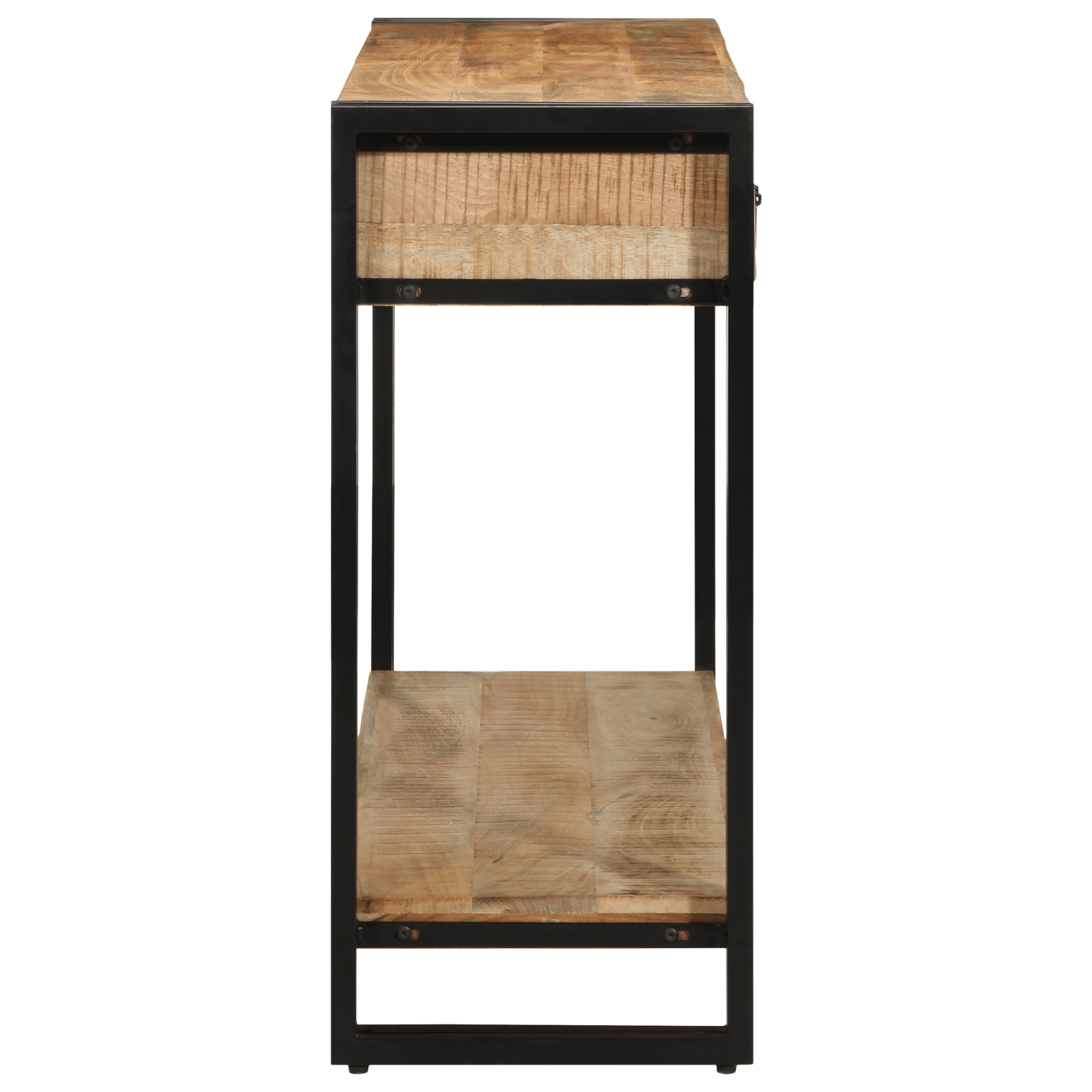 Masa consola, 120x33x75 cm, lemn masiv brut de mango — imaginea 6