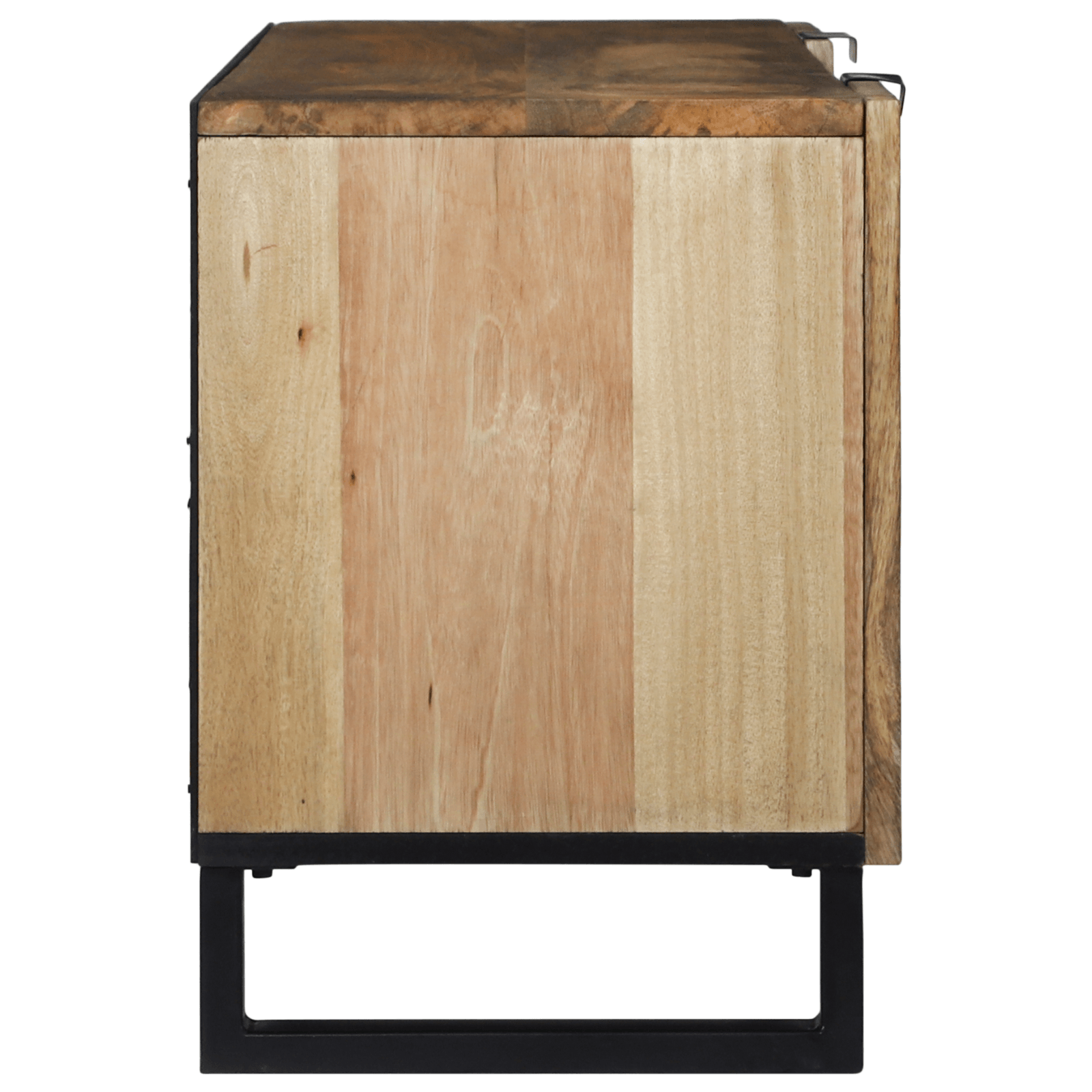 Cabinet TV 105x33.5x46 cm Lemn Masiv de Mango si Lemn Ingenunchiat — imaginea 4