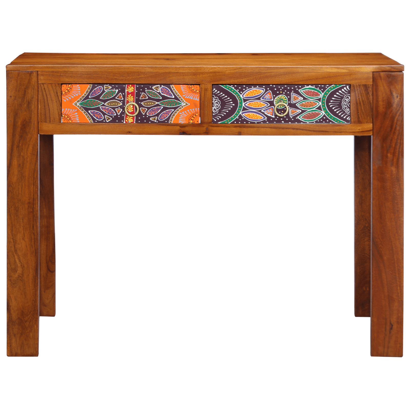 birou 100x50x75 cm din lemn masiv de acacia — imaginea 4