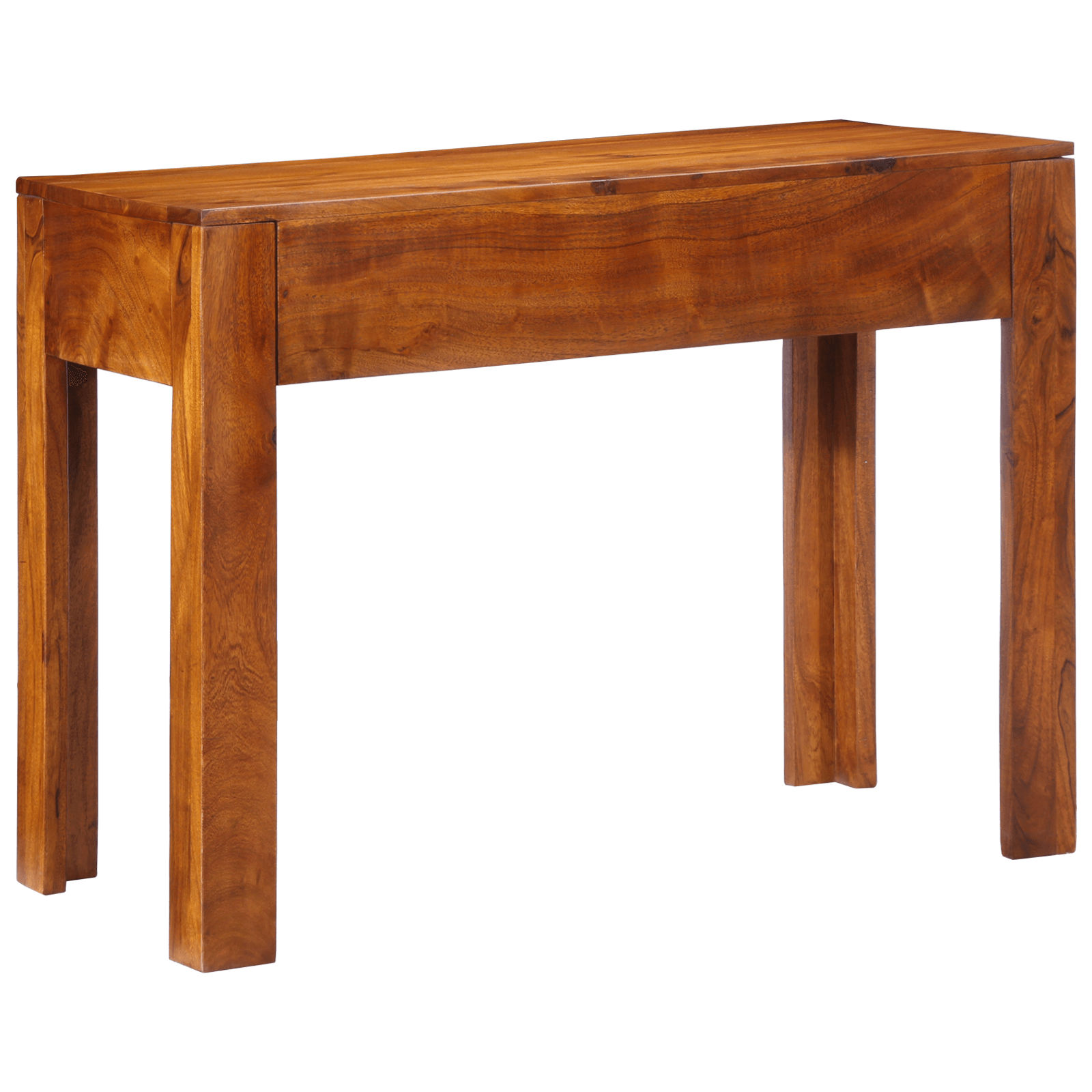 birou 100x50x75 cm din lemn masiv de acacia — imaginea 6
