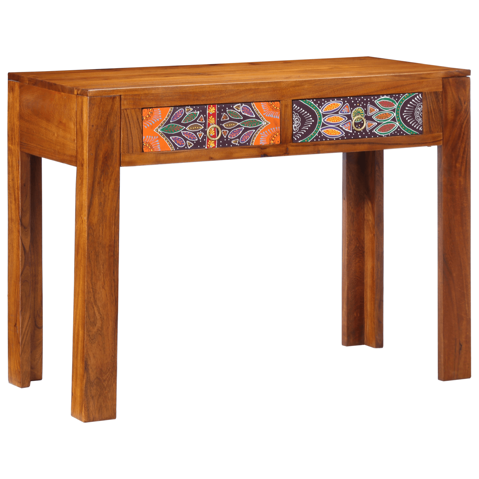 birou 100x50x75 cm din lemn masiv de acacia — imaginea 8
