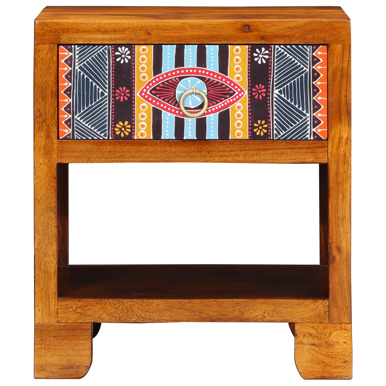 Dulap lateral, 40x35x45 cm, lemn masiv de acacia — imaginea 4