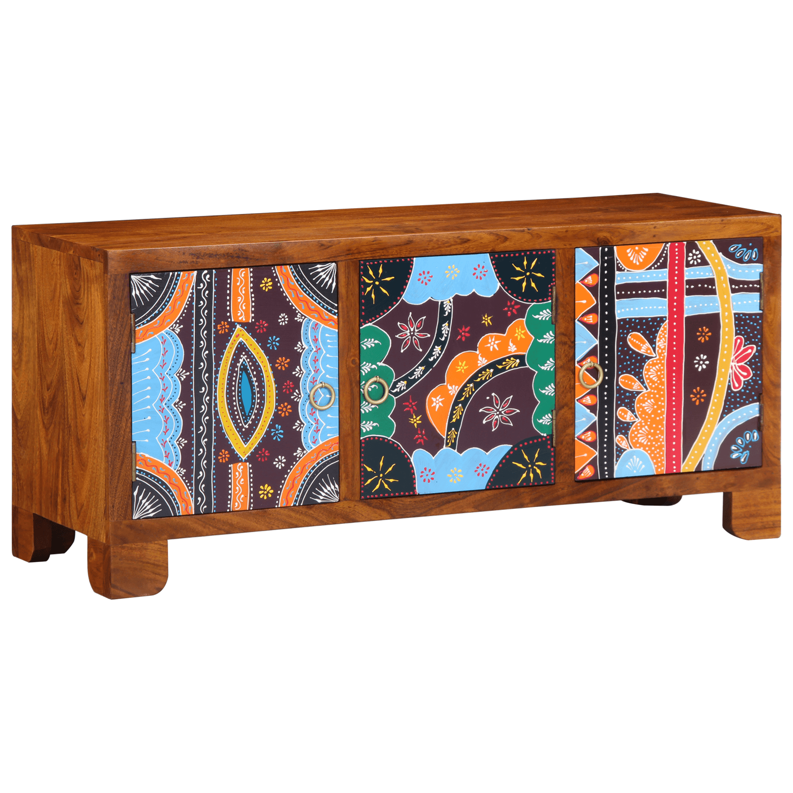 Banca de hol 100x35x45 cm din lemn masiv de acacia