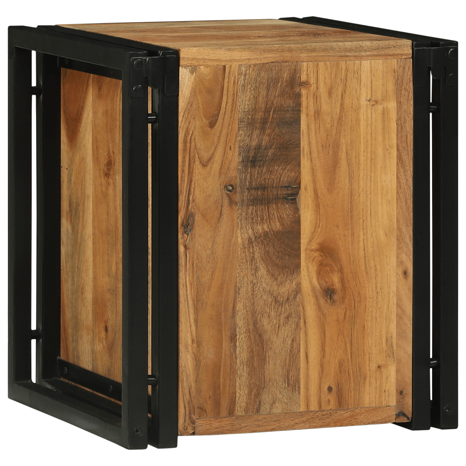 Racitor de vin 34.5x35x39 cm Lemn solid de acacia — imaginea 6