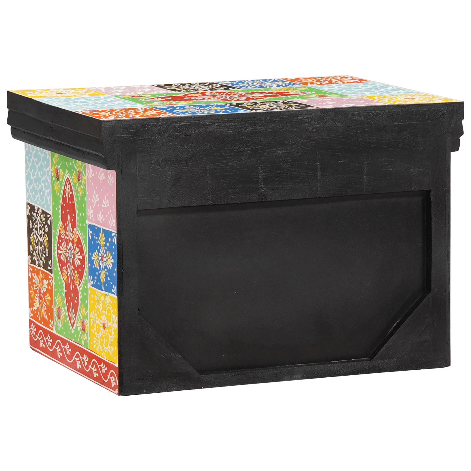 Noptiere 2 pcs 40x30x28 cm Lemn solid Mango & Lemn stratificat — imaginea 5