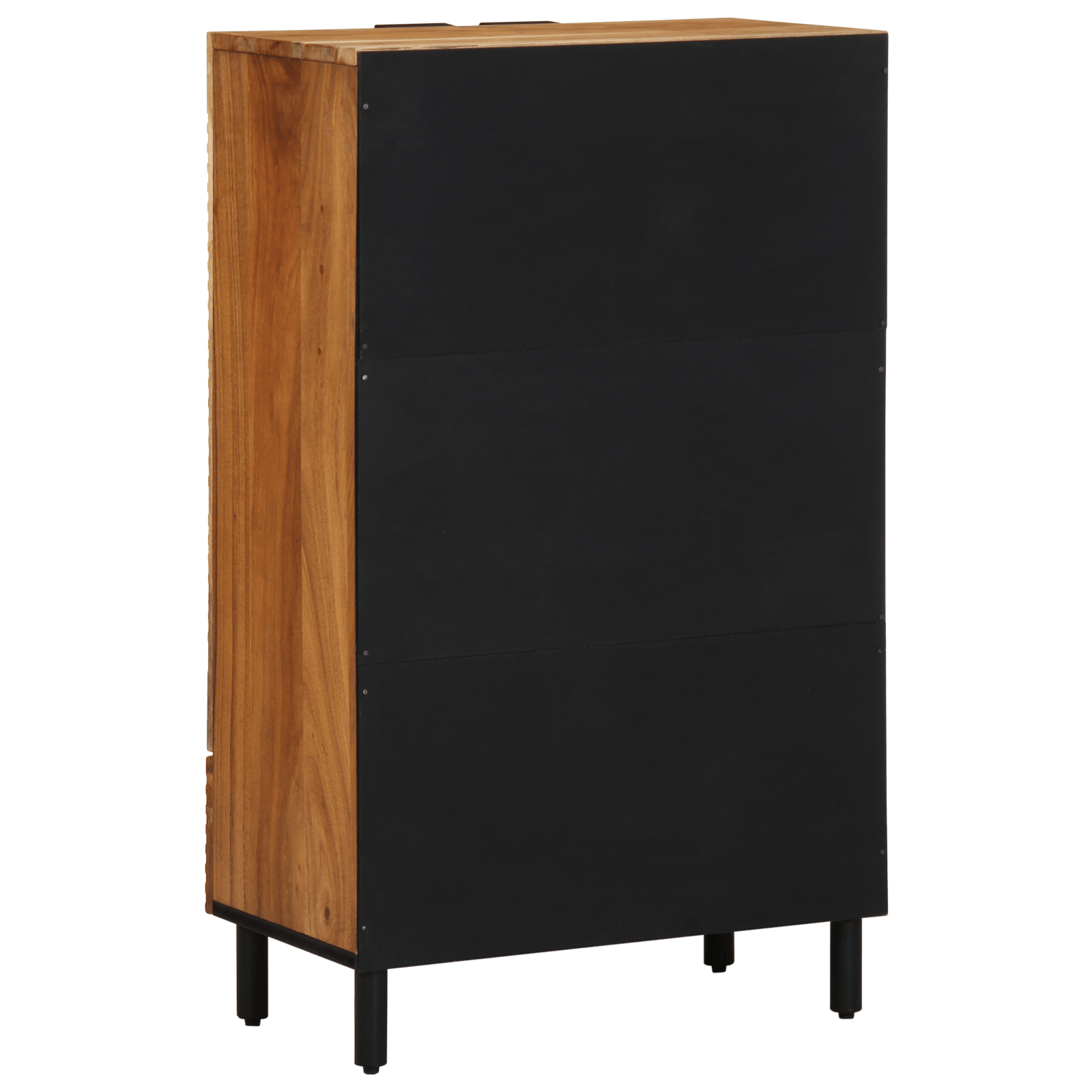 Dulap inalt, 60x33x100 cm, lemn masiv de acacia — imaginea 5