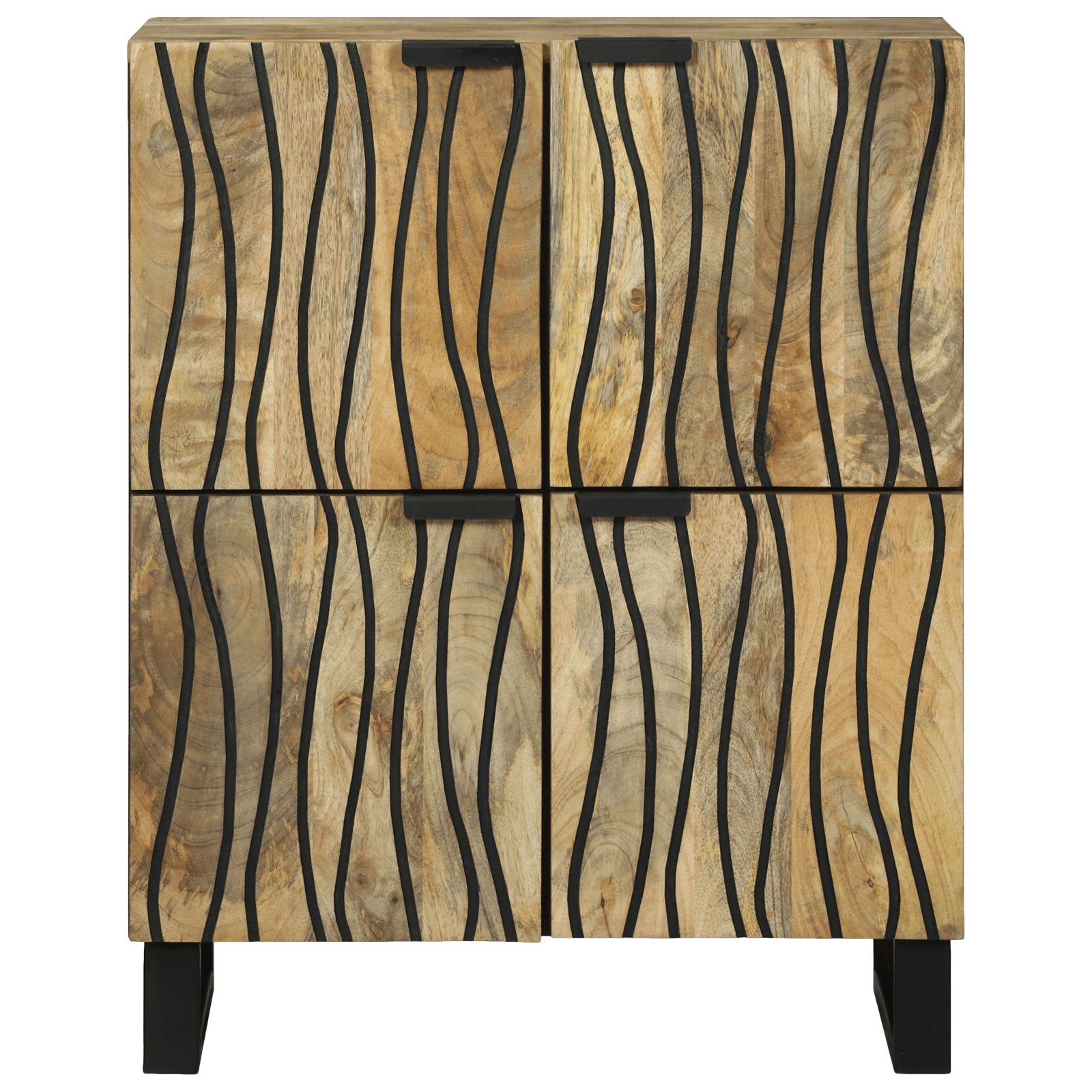 Sertar 60x33.5x75 cm Lemn Solid de Mango si Lemn Inginerat — imaginea 3