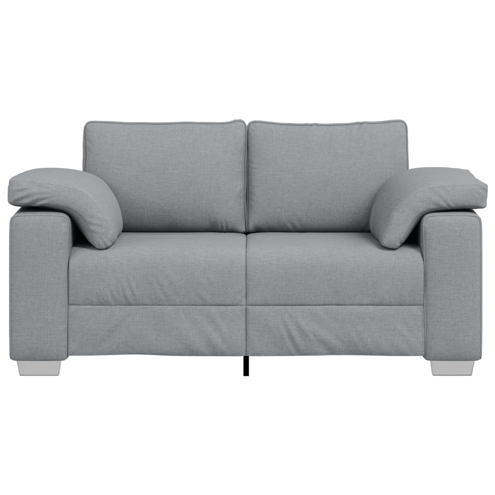 Canapea dubla, gri deschis, 120 cm, textil — imaginea 5