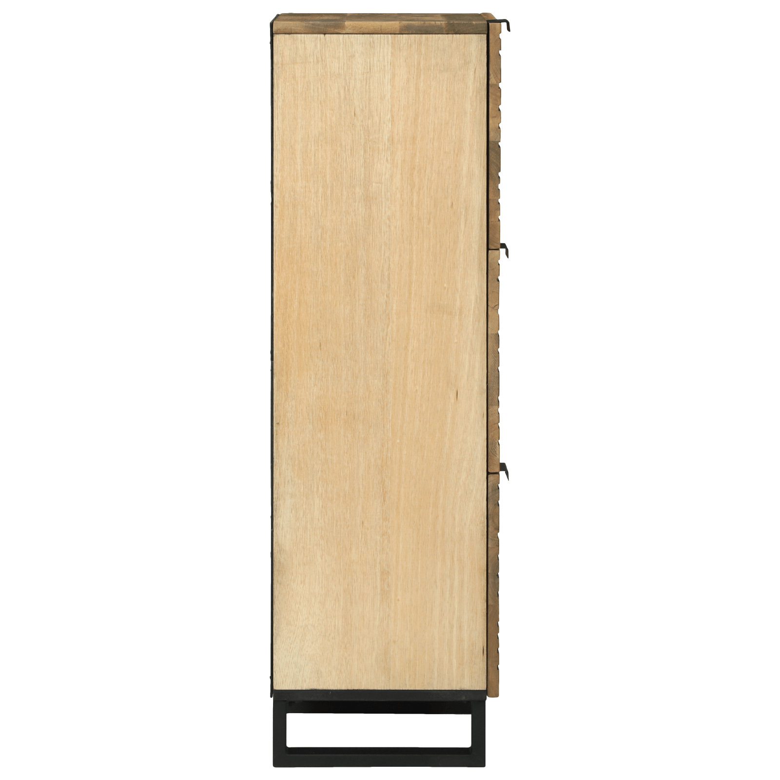 Highboard 40x33.5x110 cm din lemn masiv de mango — imaginea 4