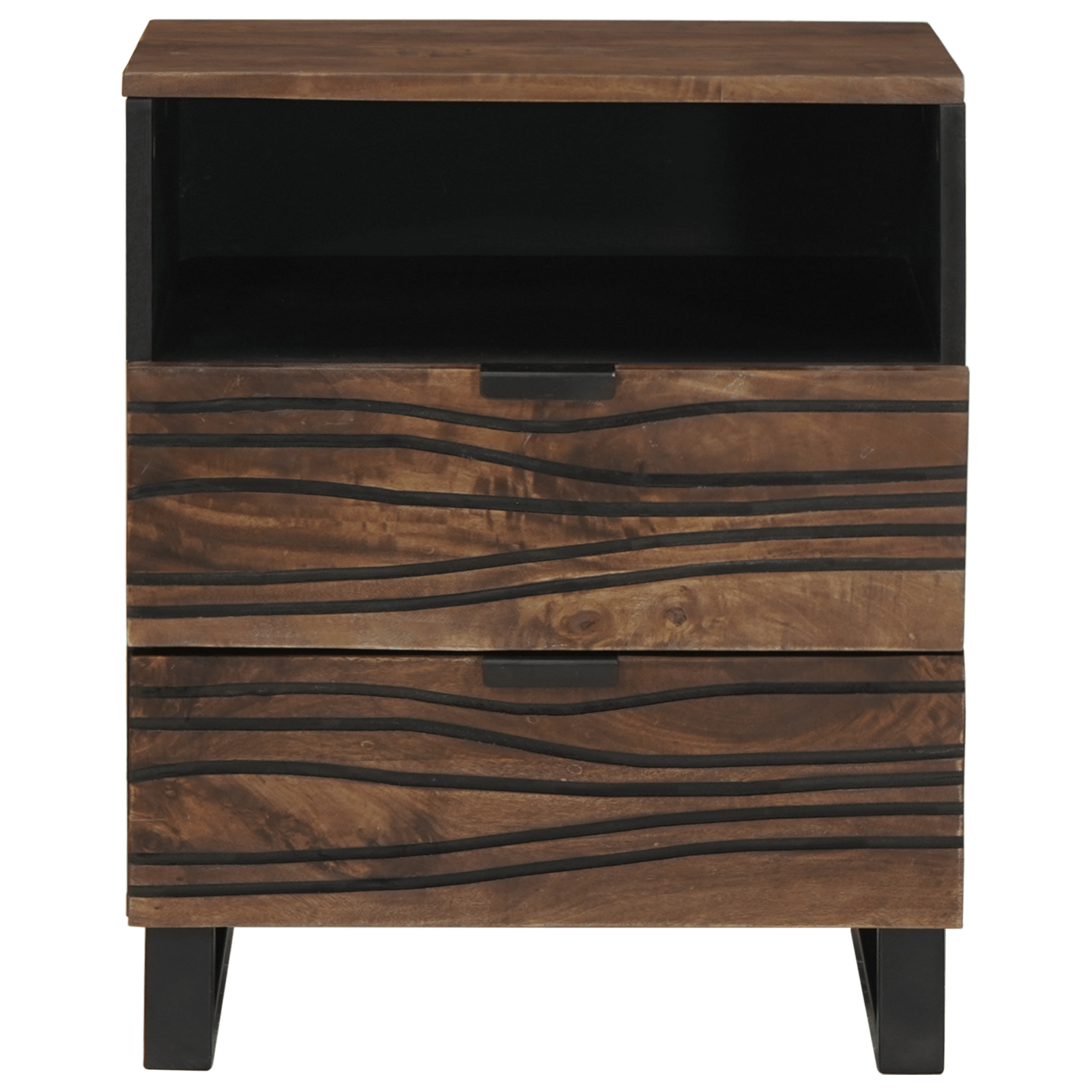 Dulap 50x33x60 cm din Lemn Masiv de Mango & Lemn Combinat — imaginea 3