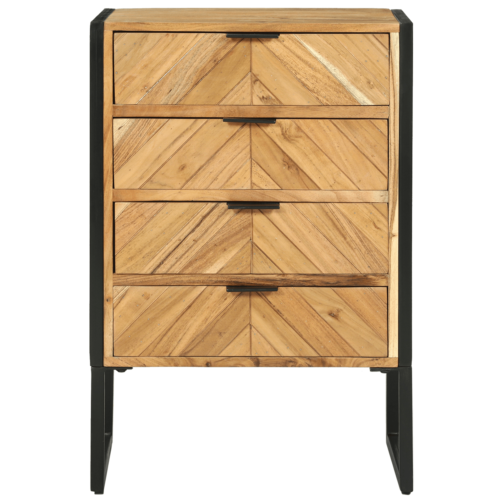 Highboard 50x35x75 cm Lemn masiv de acacia — imaginea 5
